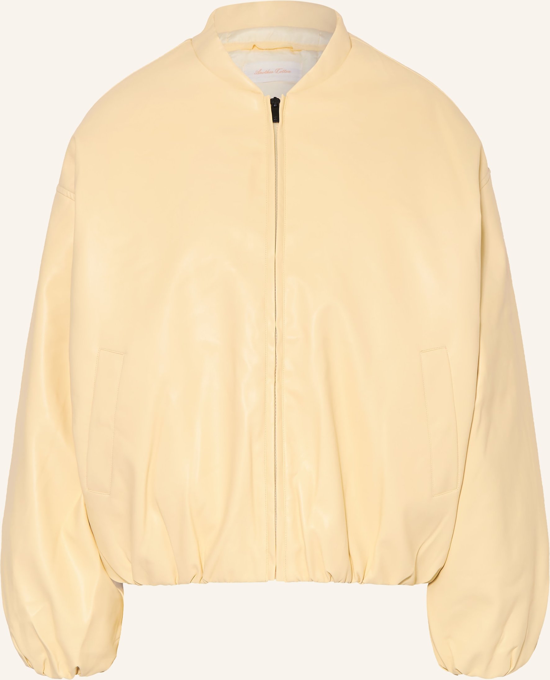 Another Cotton Lab Blouson In Lederoptik gelb