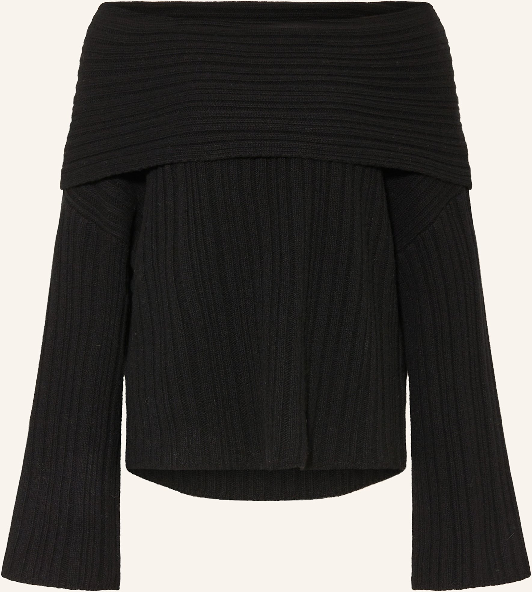 By Aylin Koenig Off-Shoulder-Pullover Liana schwarz