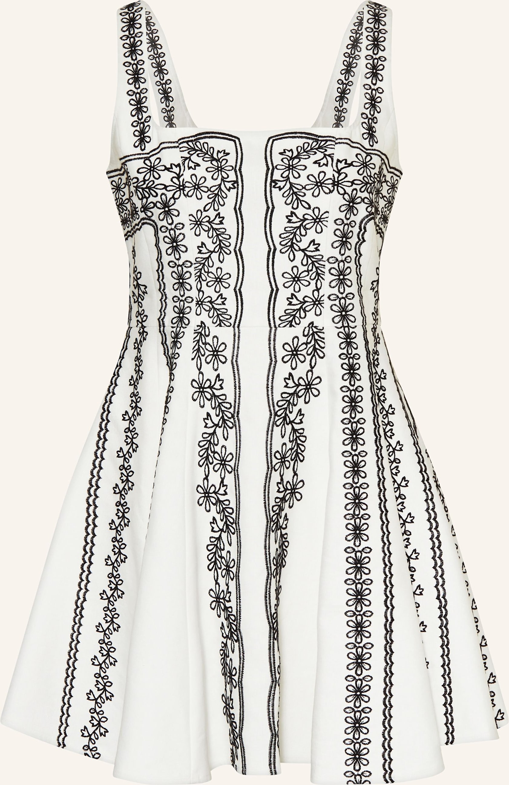 Thumbnail - Maje Kleid Mit Leinen weiss