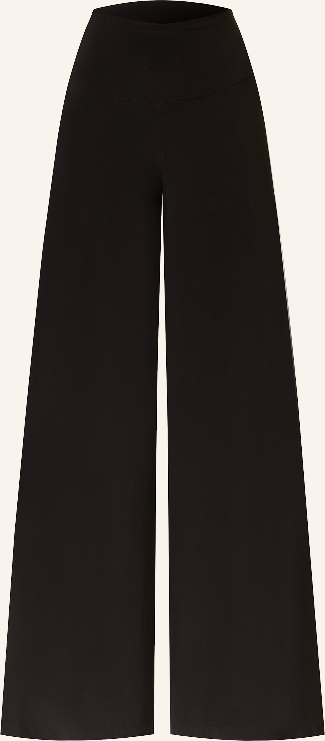 Norma Kamali Marlenehose Aus Jersey schwarz