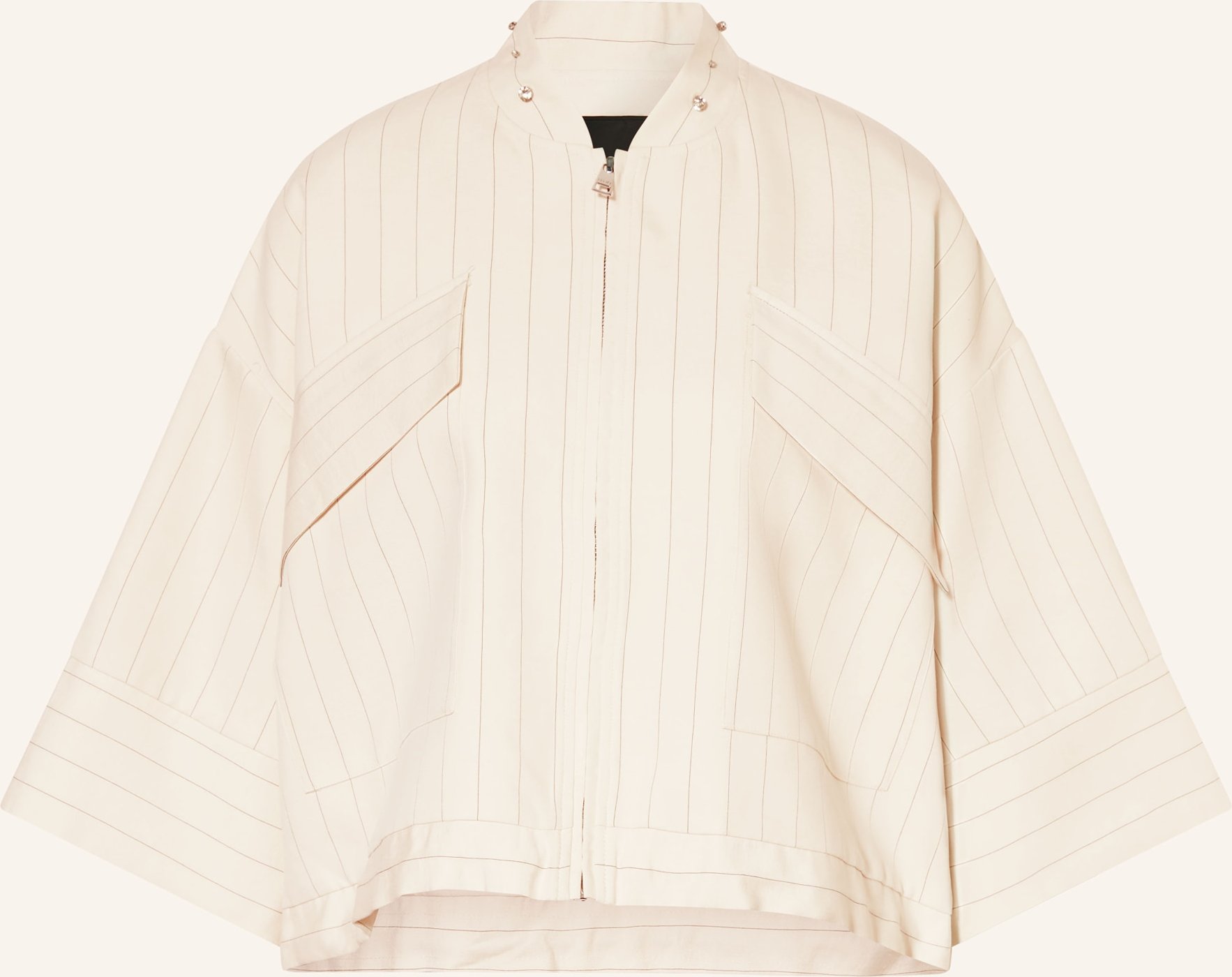 Liu Jo Blouson Mit Schmucksteinen beige