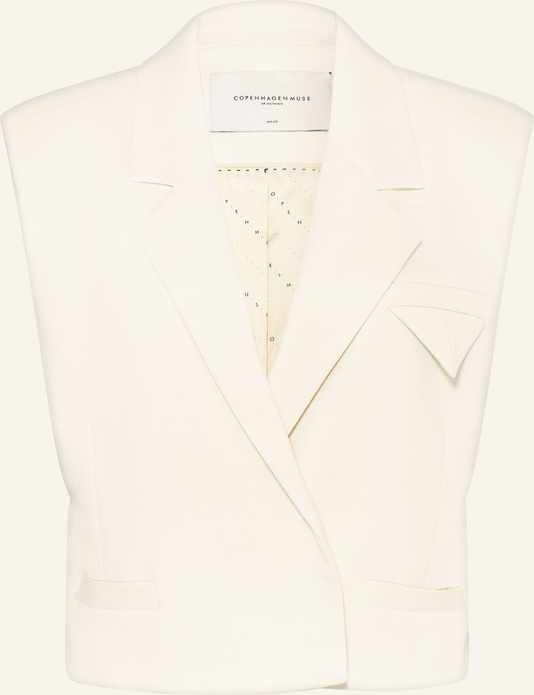 Cph Muse Blazerweste Cmtailor weiss