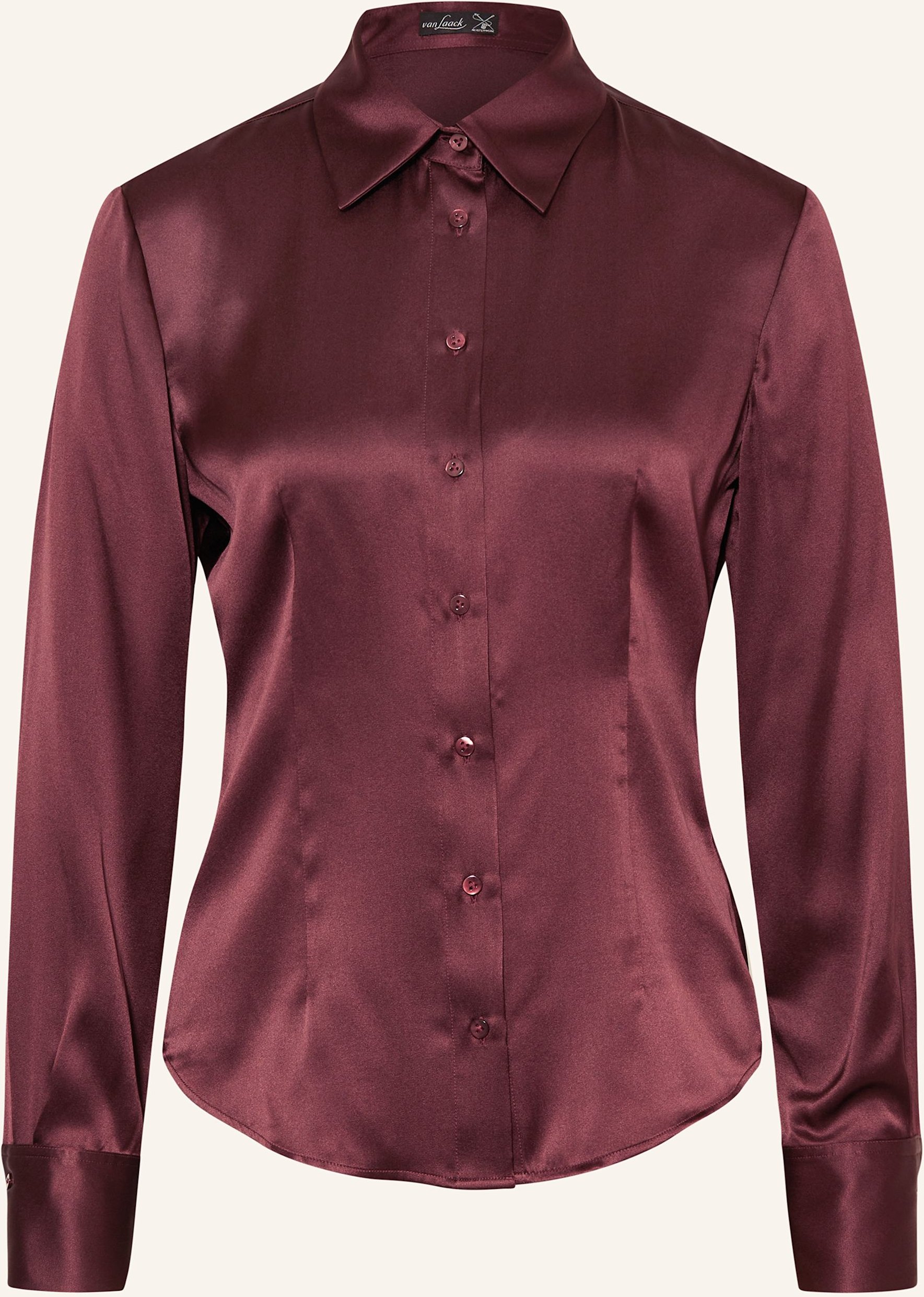 Van Laack Hemdbluse Vl-Uliz-Xx Aus Seide rot