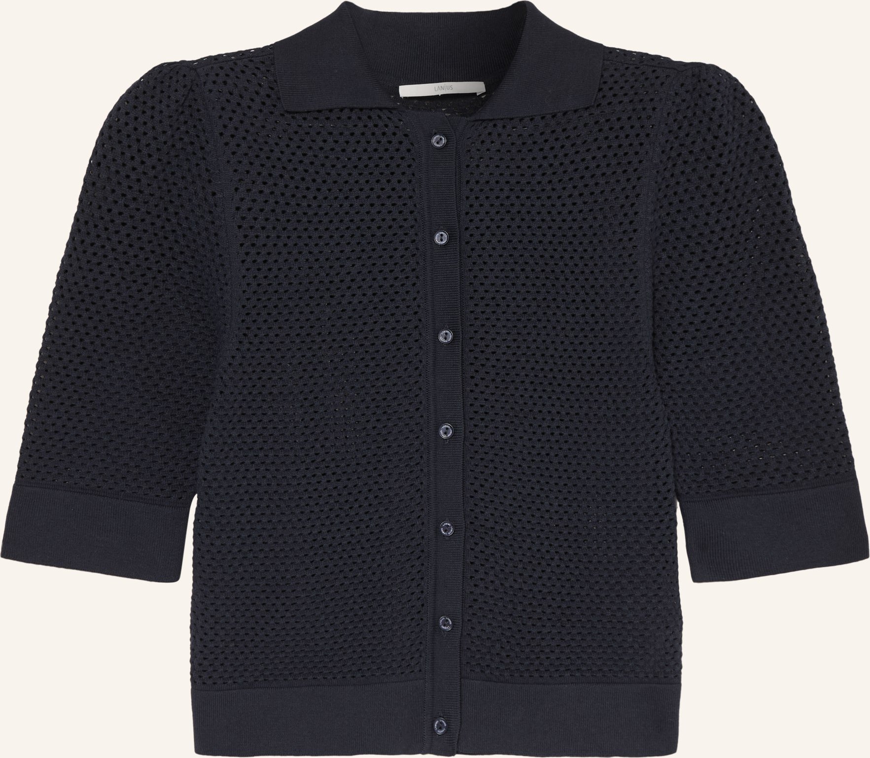 Lanius Strickjacke blau