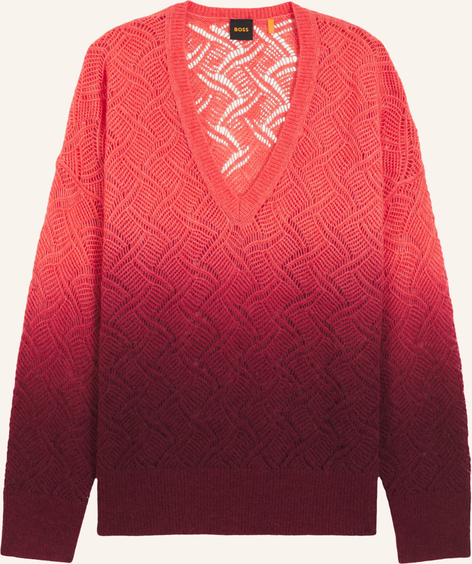 Thumbnail - Boss Pullover C_Frigioni Relaxed Fit weiss