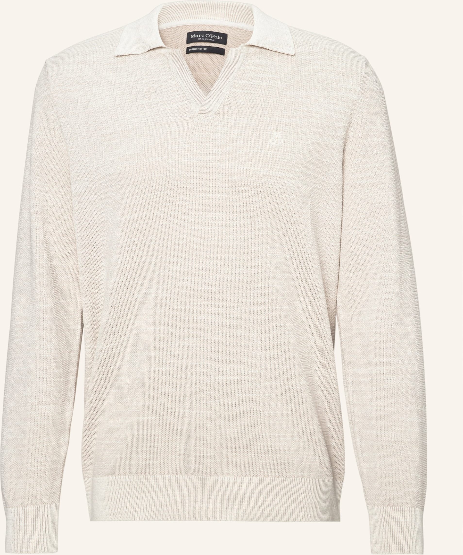 Marc O'polo Strick-Poloshirt beige