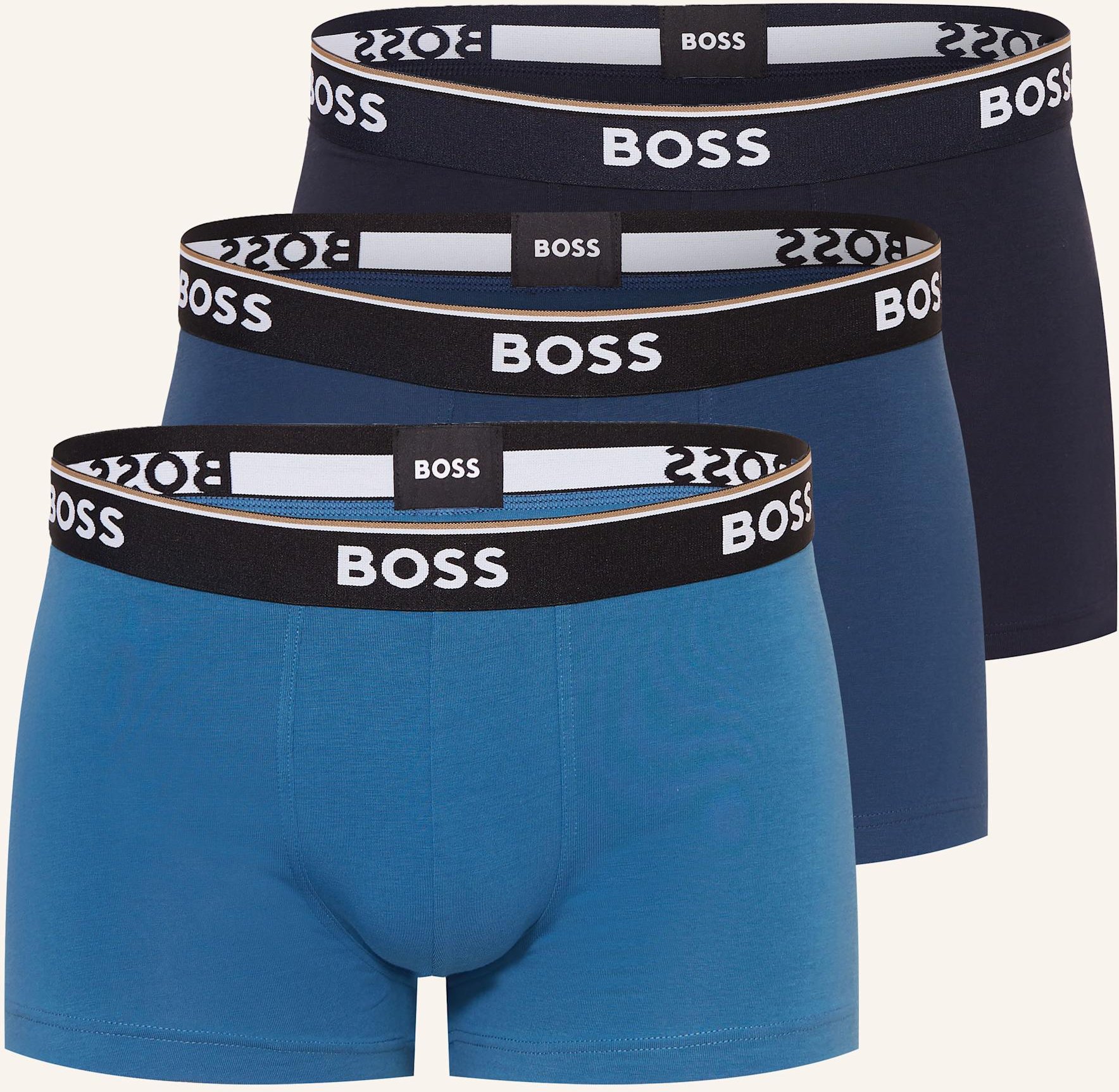 Boss 3er-Pack Boxershorts Power rot