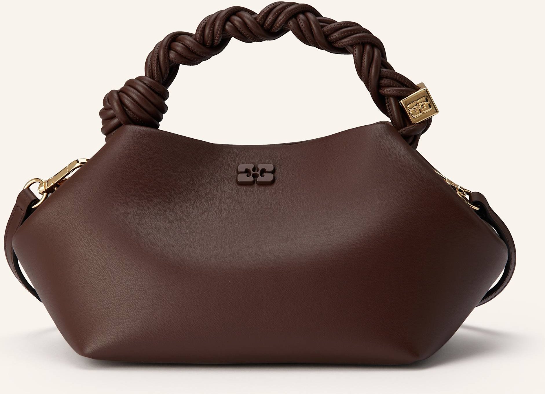 Ganni Handtasche Bou Bag Small braun