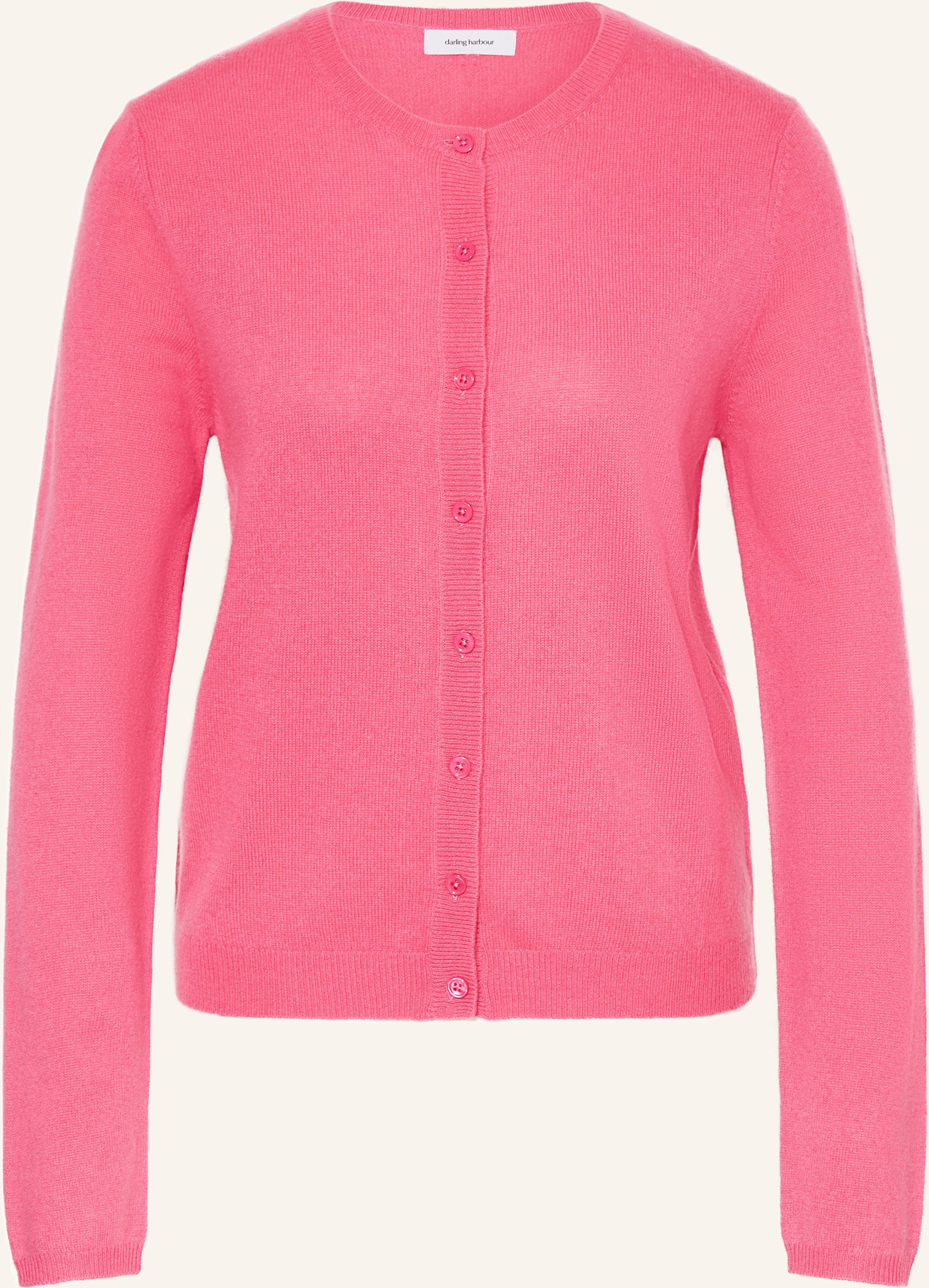 Darling Harbour Strickjacke Aus Cashmere rot