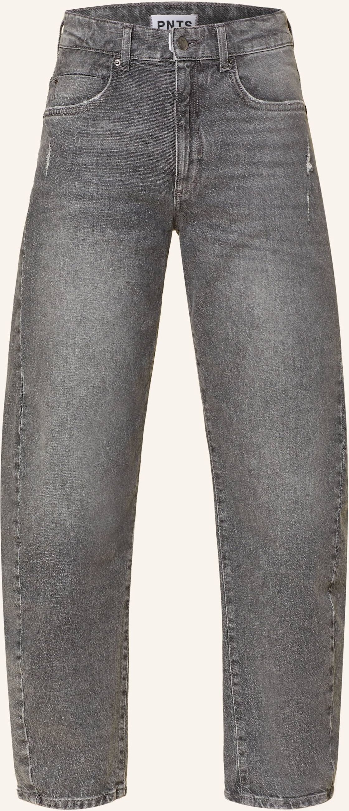 Pnts Barrel Jeans grau
