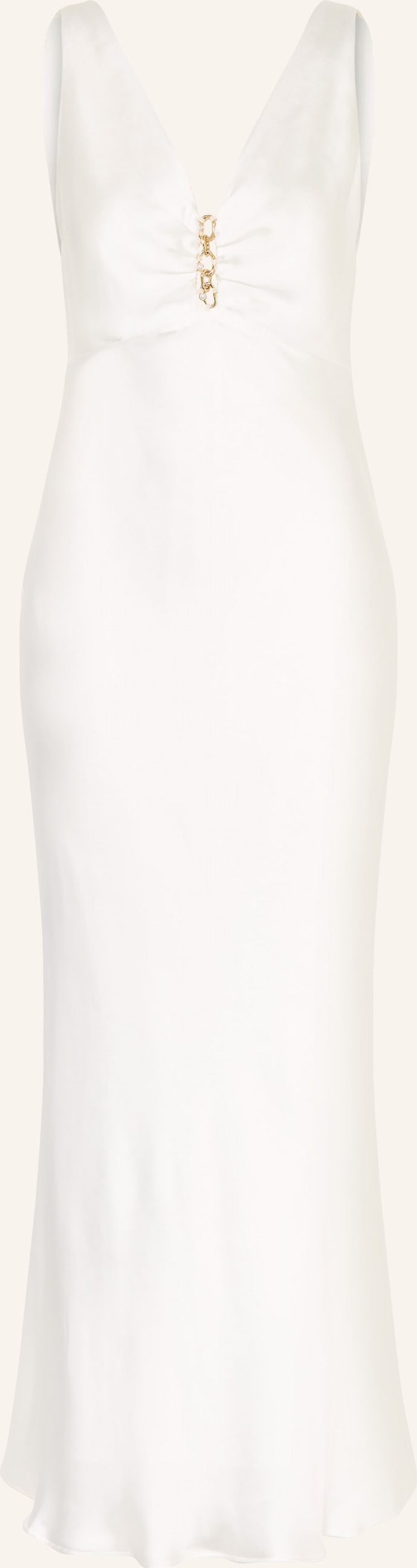 Sandro Abendkleid Mit Schmucksteinen weiss
