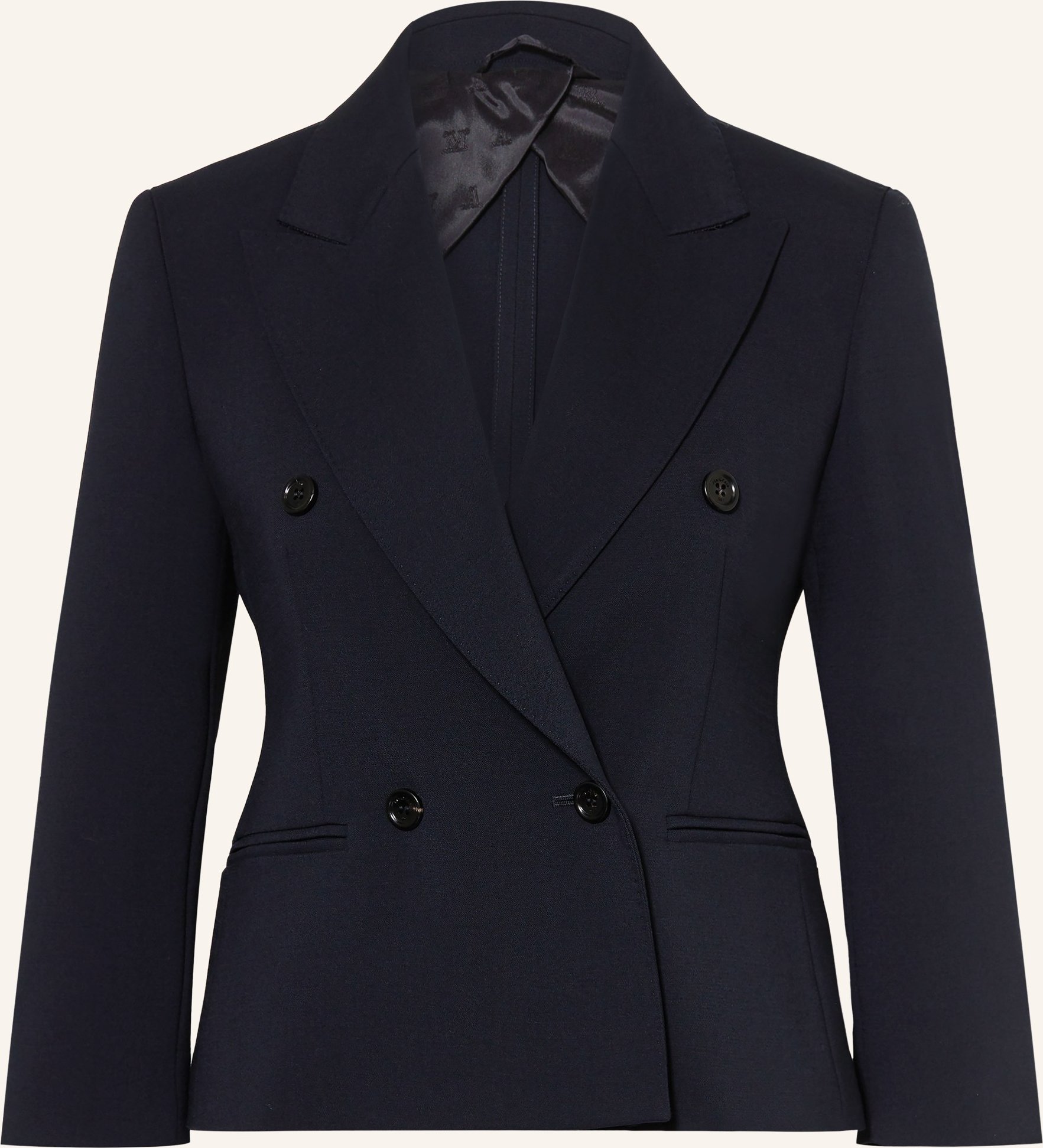 Max Mara Blazer Dorico Mit 3/4-Arm blau