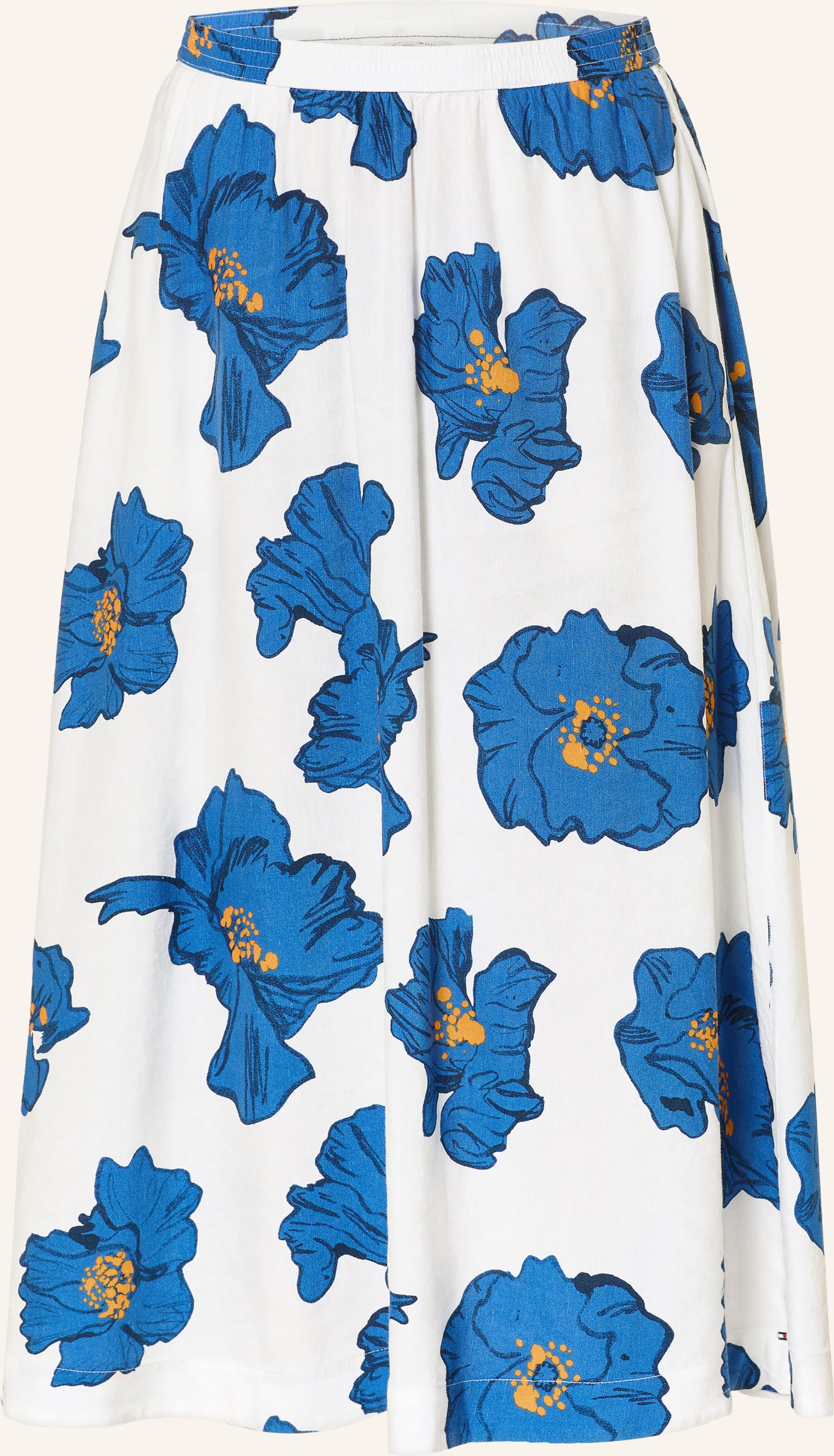 Tommy Hilfiger Rock Mit Leinen blau