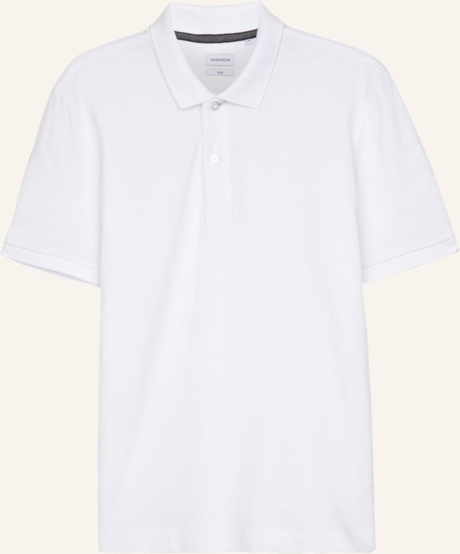 Seidensticker Polo-Shirt, Polo Slim Fit weiss