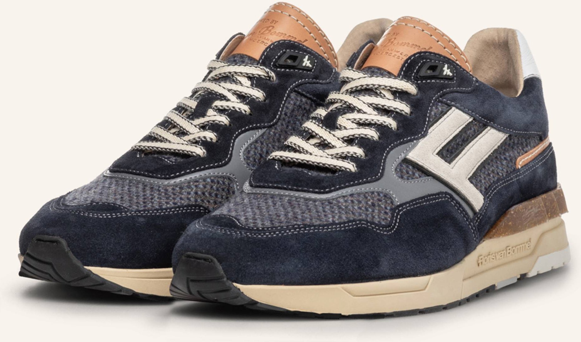 Floris Van Bommel Sneaker De Runner 07 blau