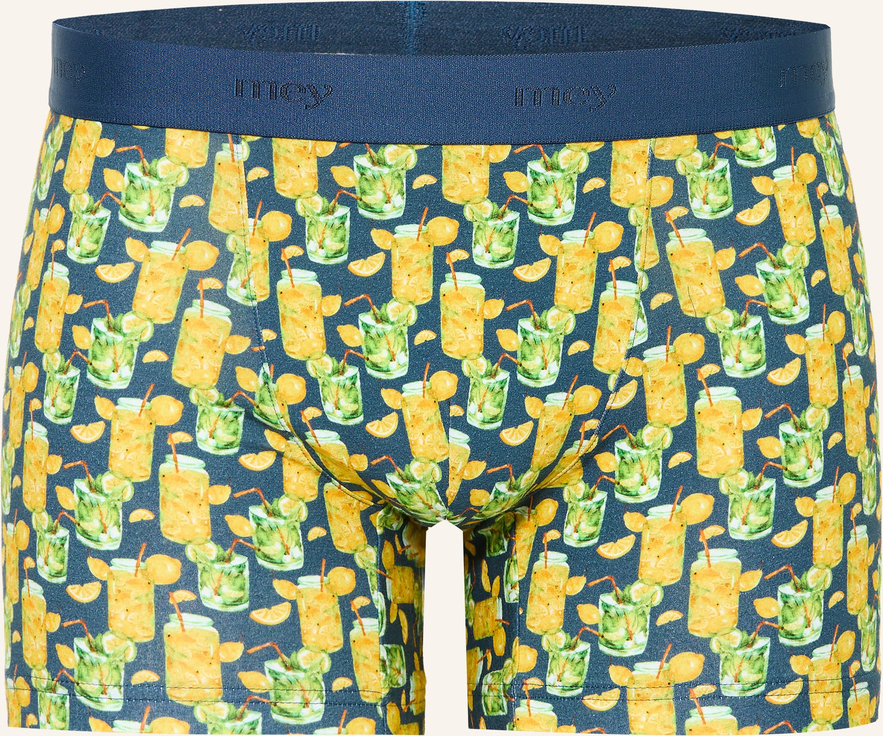 Mey Boxershorts Serie Refresh Bar blau