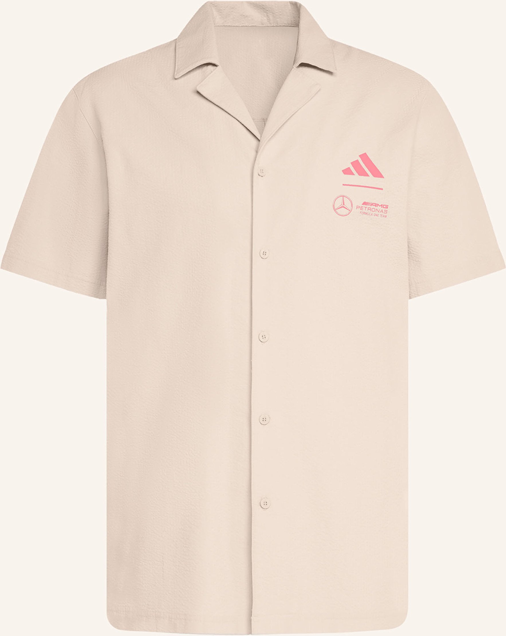 Adidas Resorthemd Mercedes - Amg Petronas Formula One Team Summer Loose Fit grau