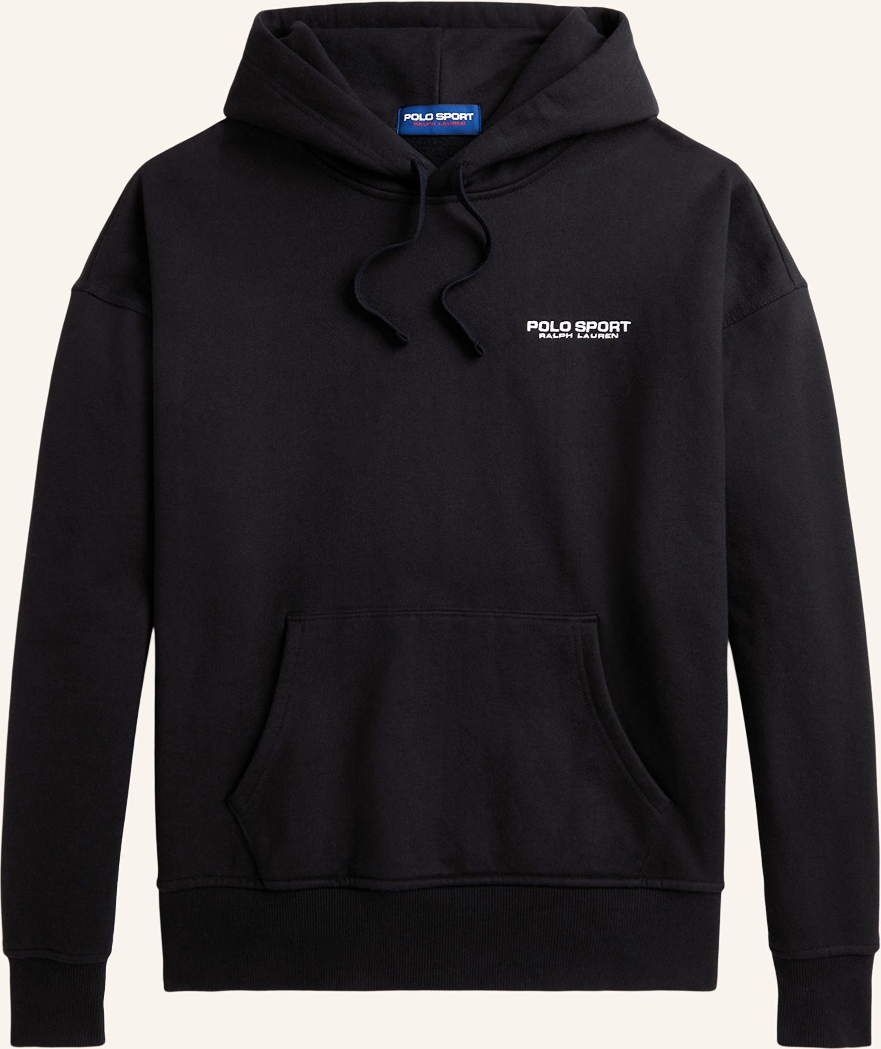 Polo Sport Hoodie schwarz