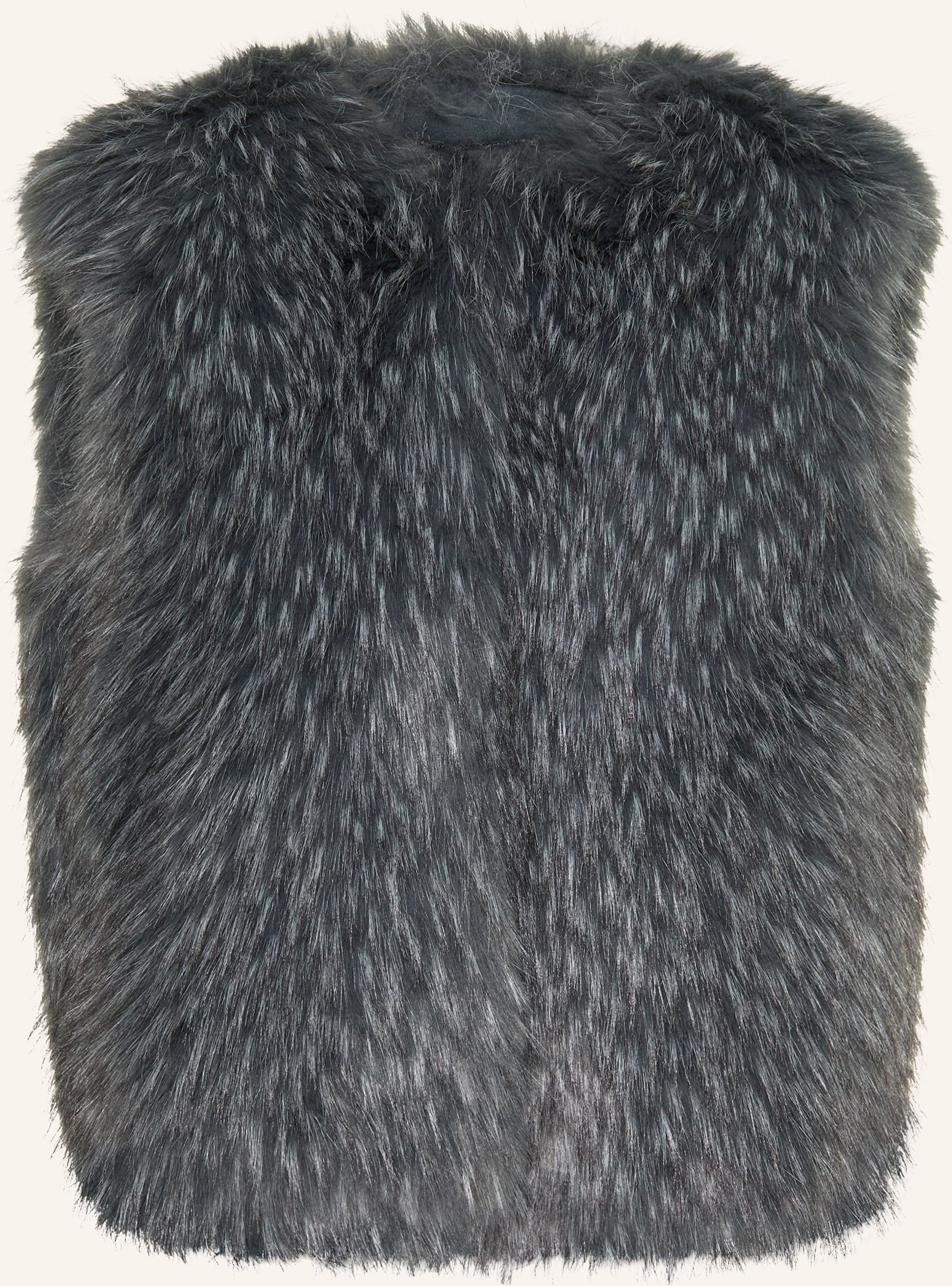 Rich & Royal Kunstfell-Weste blau