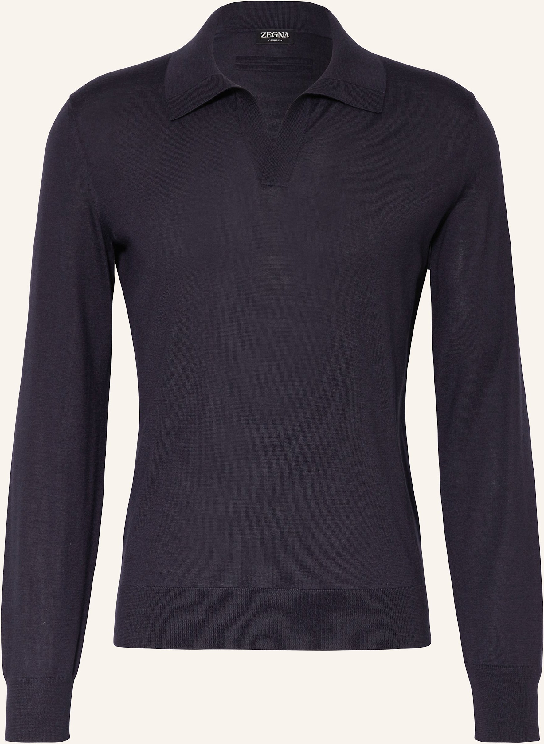Zegna Cashmere-Pullover Mit Seide blau