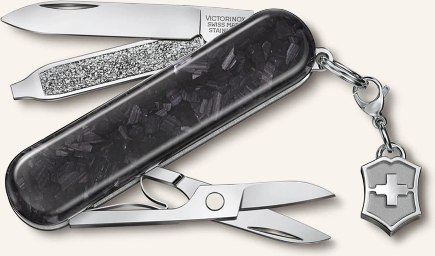 Thumbnail - Victorinox Taschenmesser Classic Sd Brilliant Carbon grau