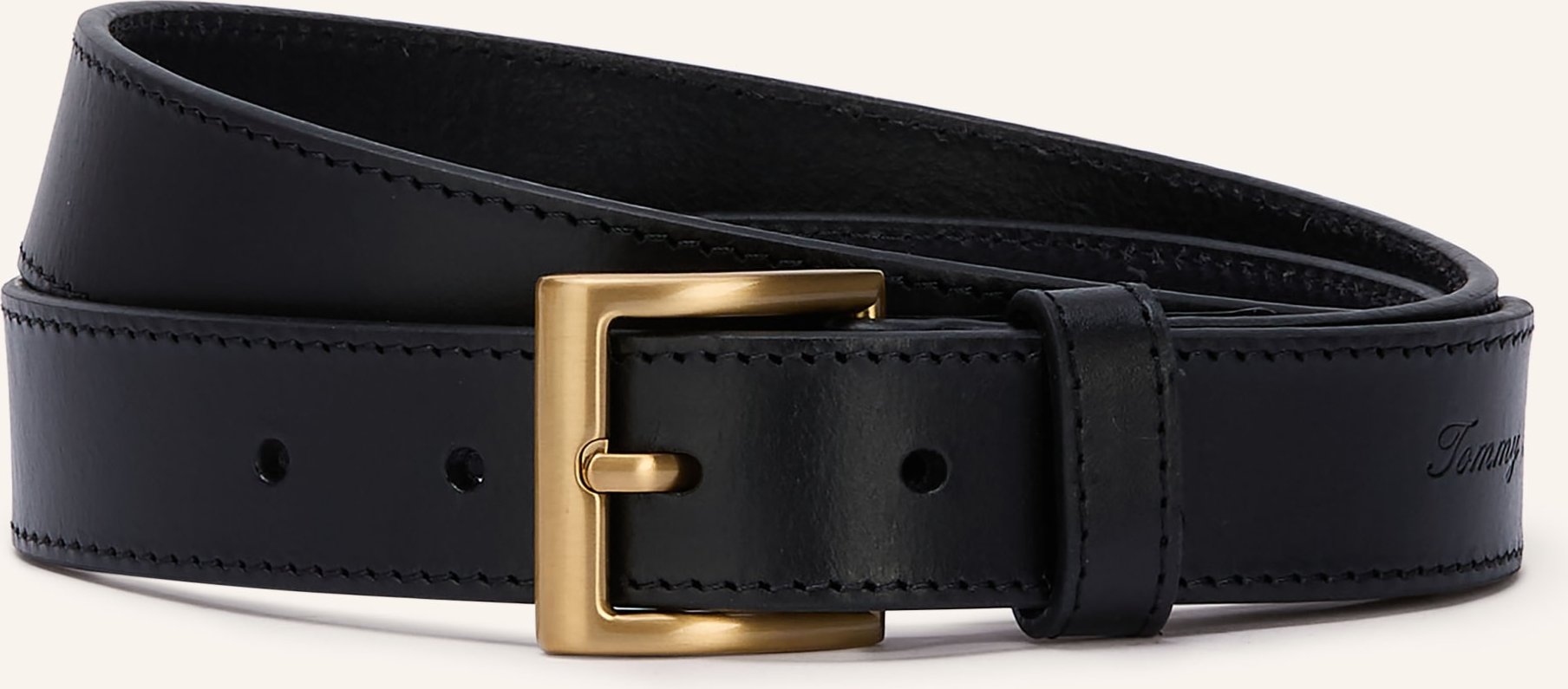 Tommy Hilfiger Ledergürtel Soho schwarz