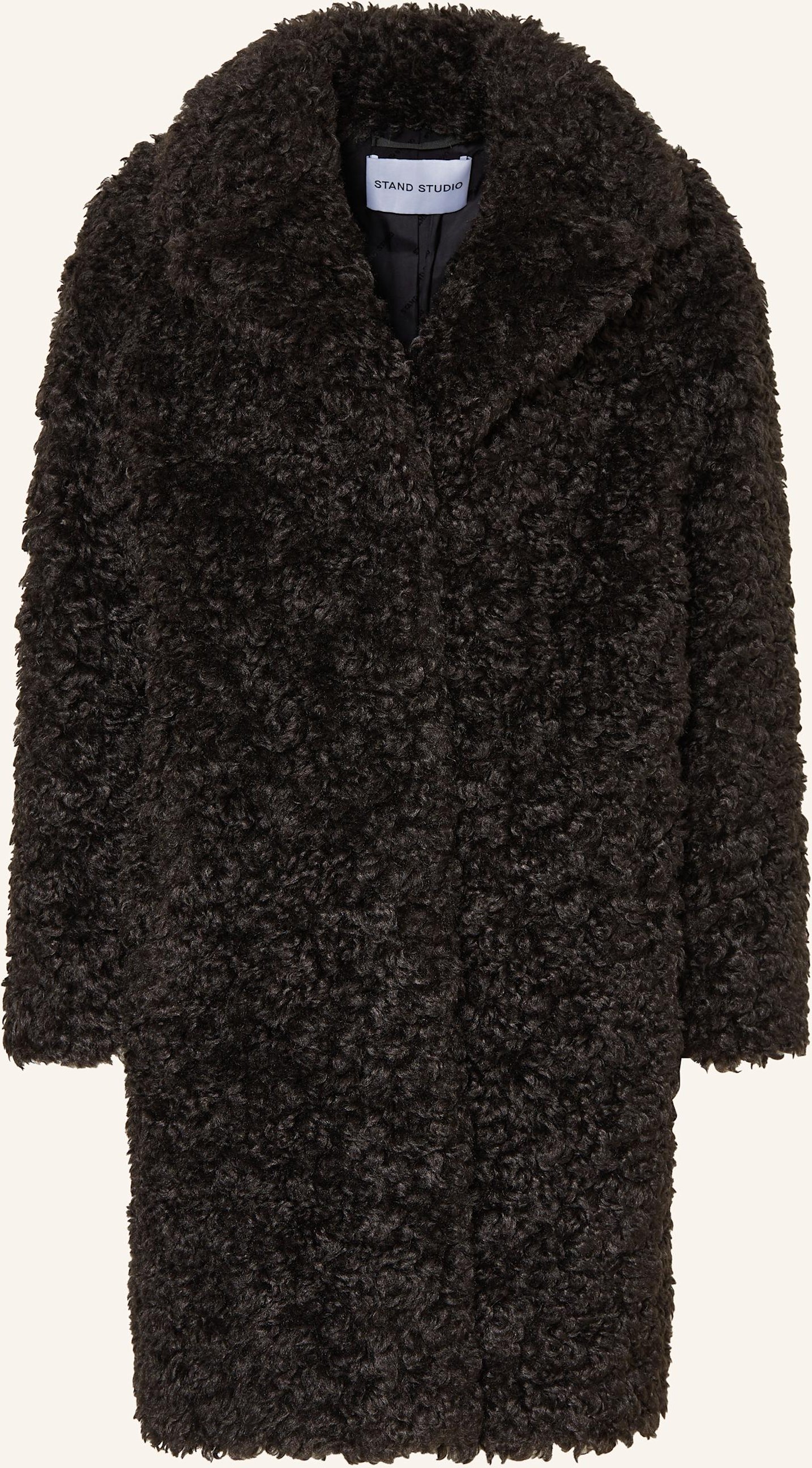 Stand Studio Kunstfellmantel Camille braun