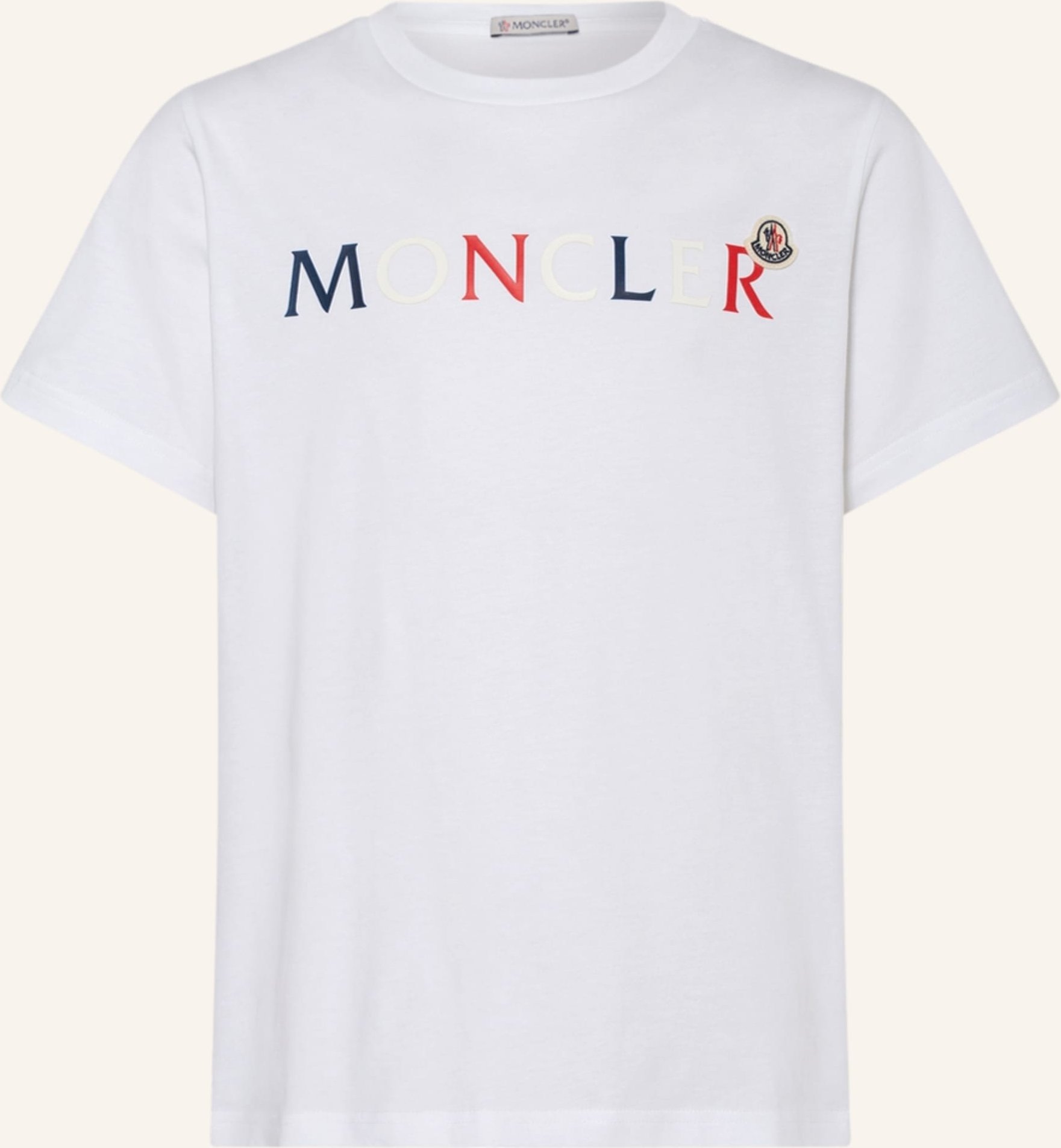 Moncler Enfant T-Shirt weiss