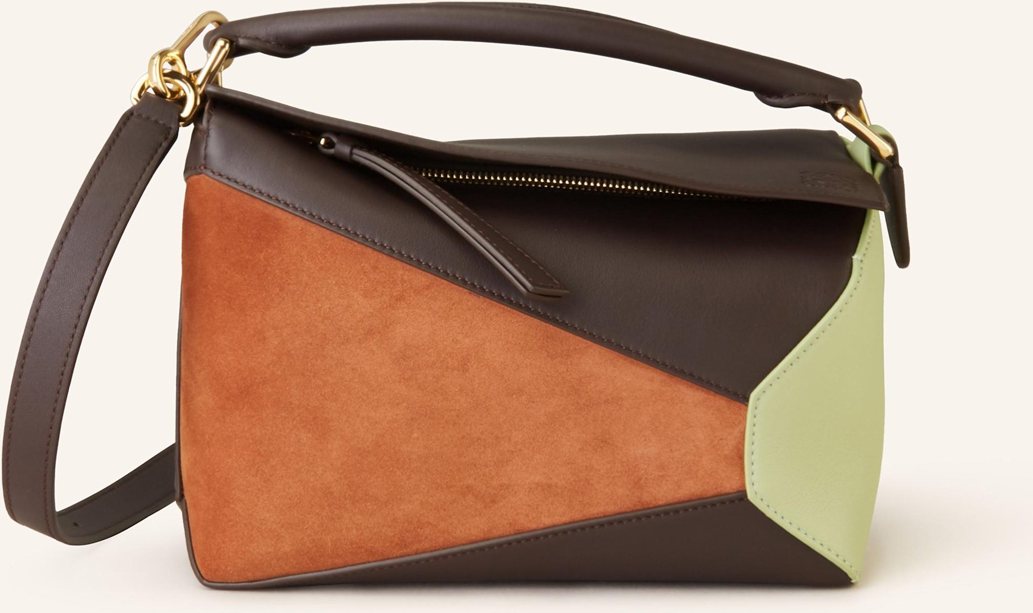 Thumbnail - Loewe Handtaschen Puzzle Edge Small braun