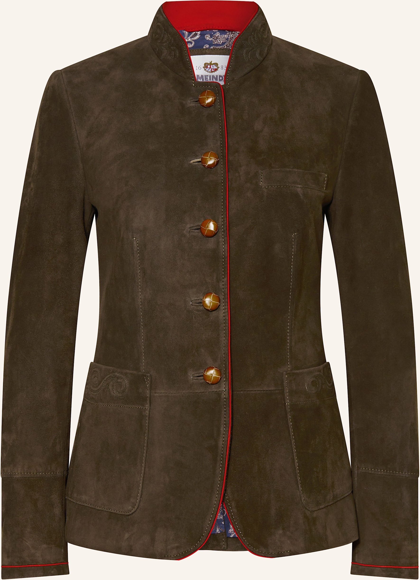 Meindl Lederjanker Zermatt gruen