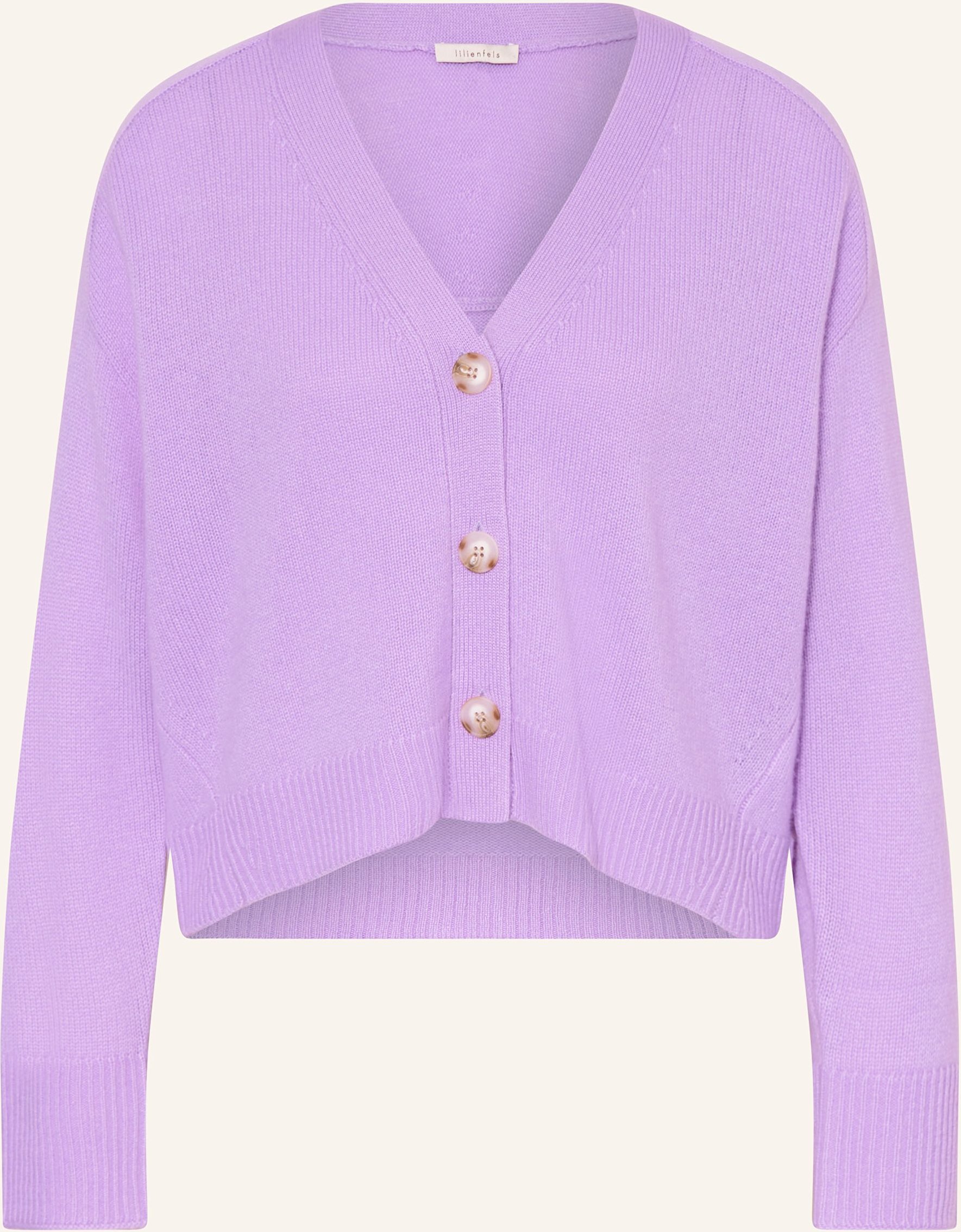 Lilienfels Strickjacke Aus Cashmere lila