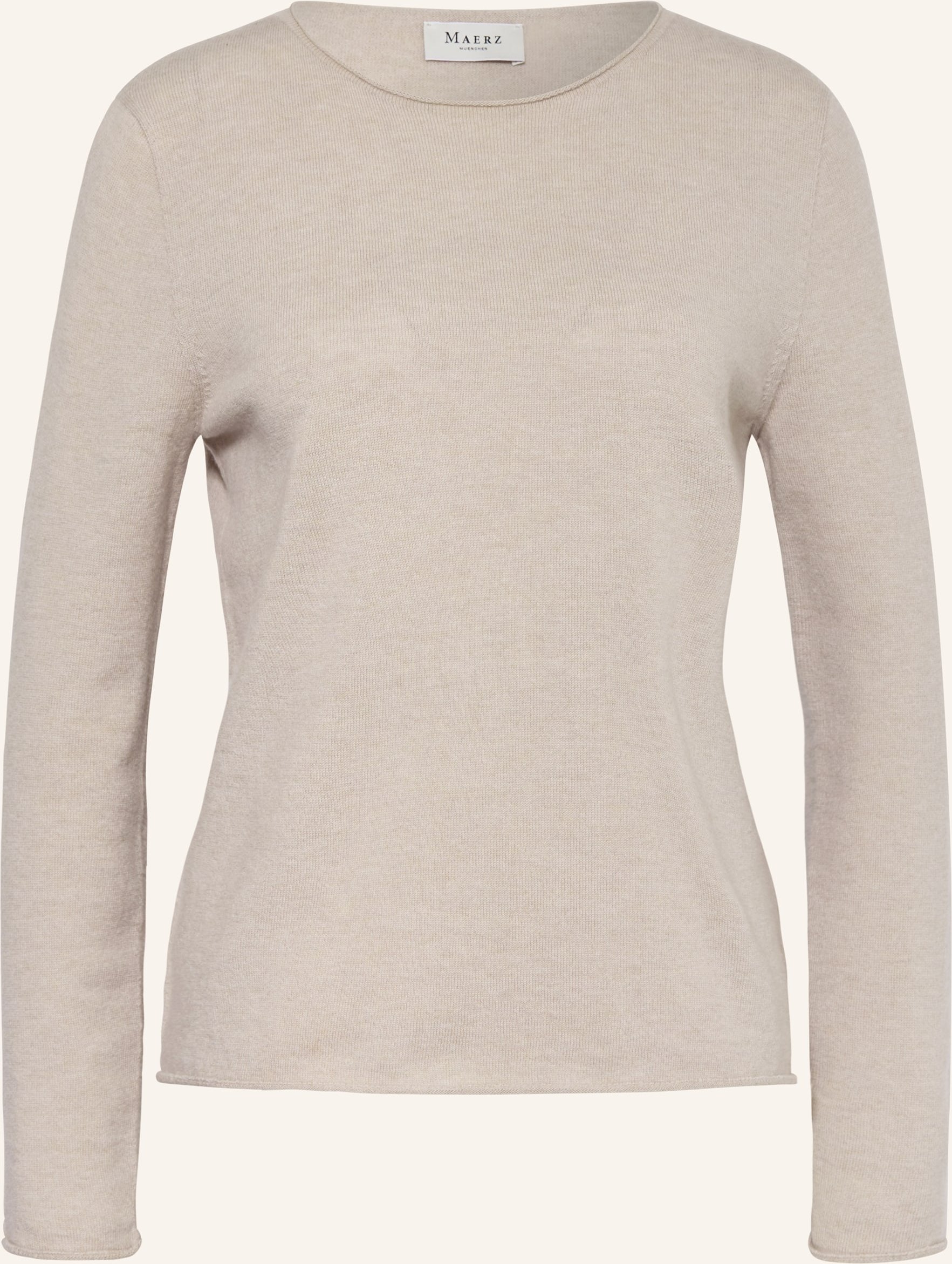 Thumbnail - Maerz Muenchen Pullover Aus Merinowolle beige