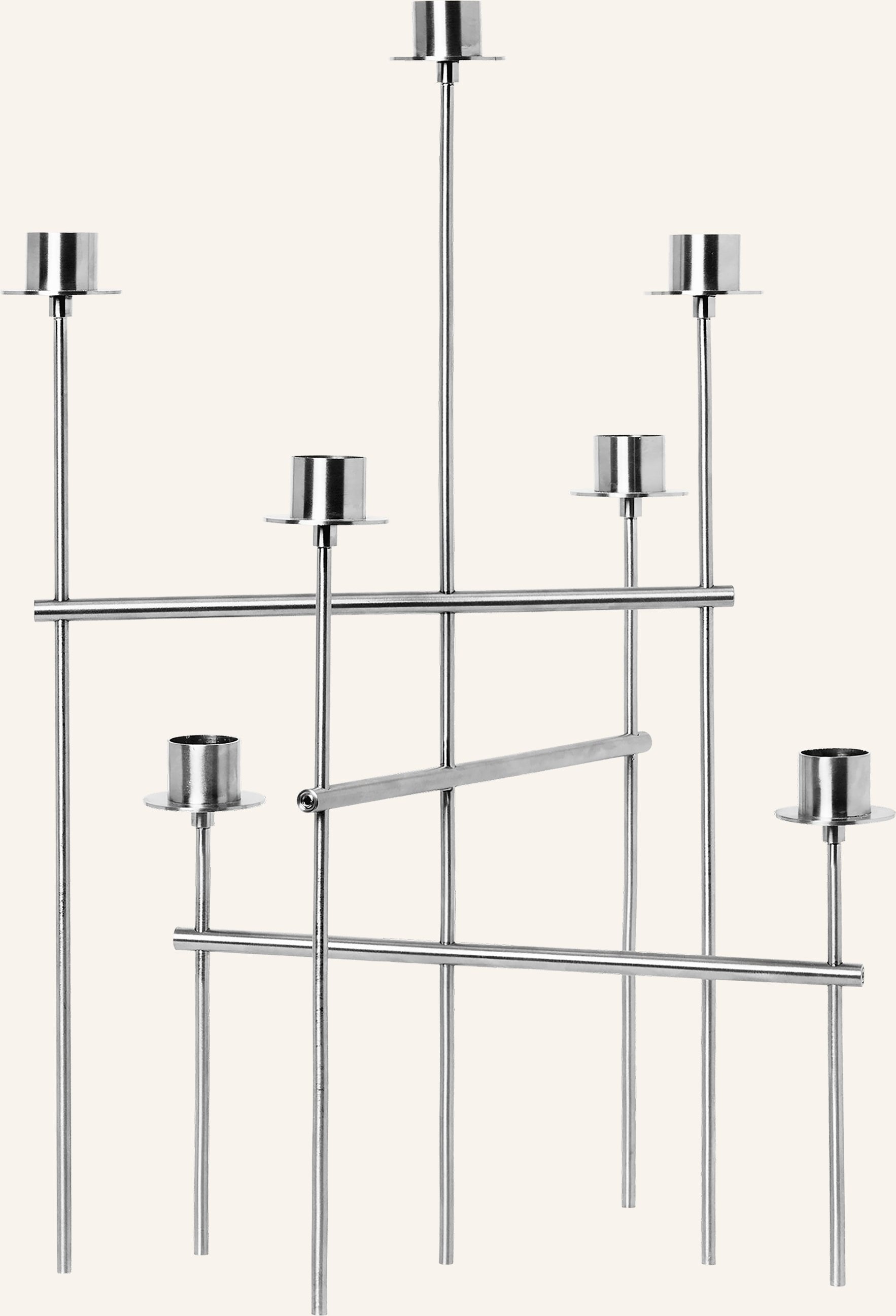 Ferm Living Kerzenhalter Elysia silber