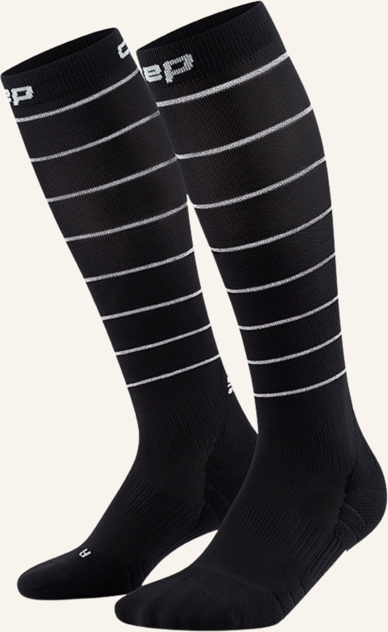 Cep Cep Cep Pro Run Reflective Socks, Tall, 2.0, Women schwarz