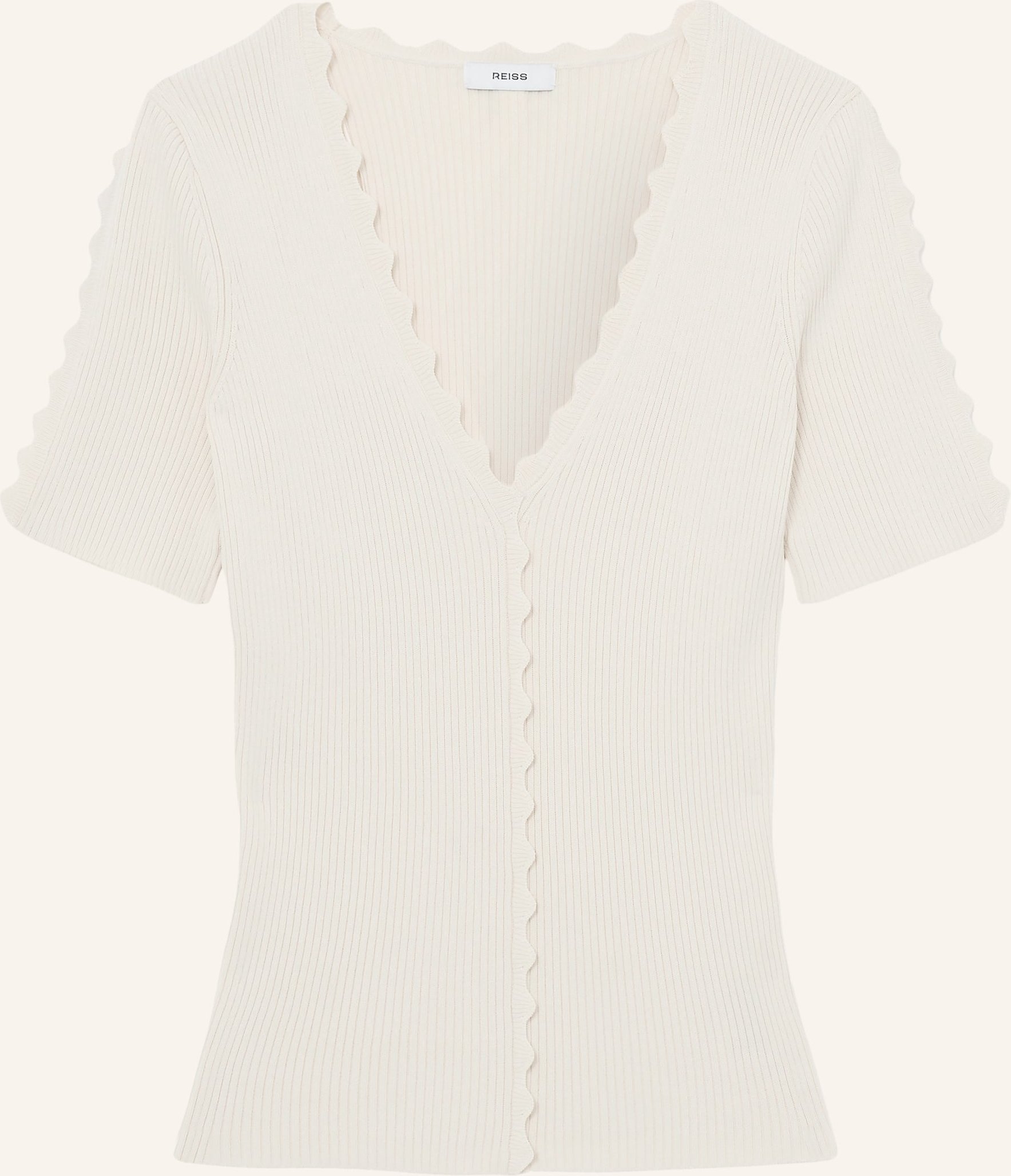 Reiss Strickshirt Marcy beige