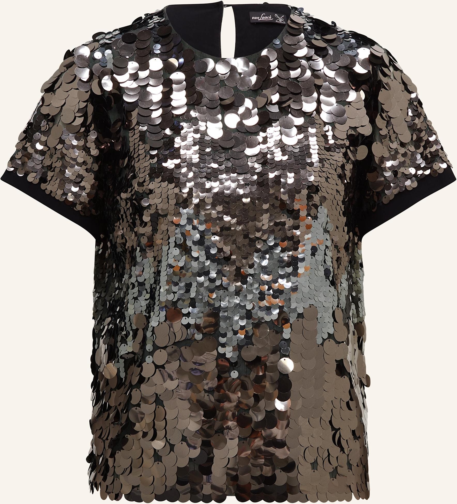 Thumbnail - Van Laack Blusenshirt Vl-Tanila-Xx Mit Pailletten schwarz