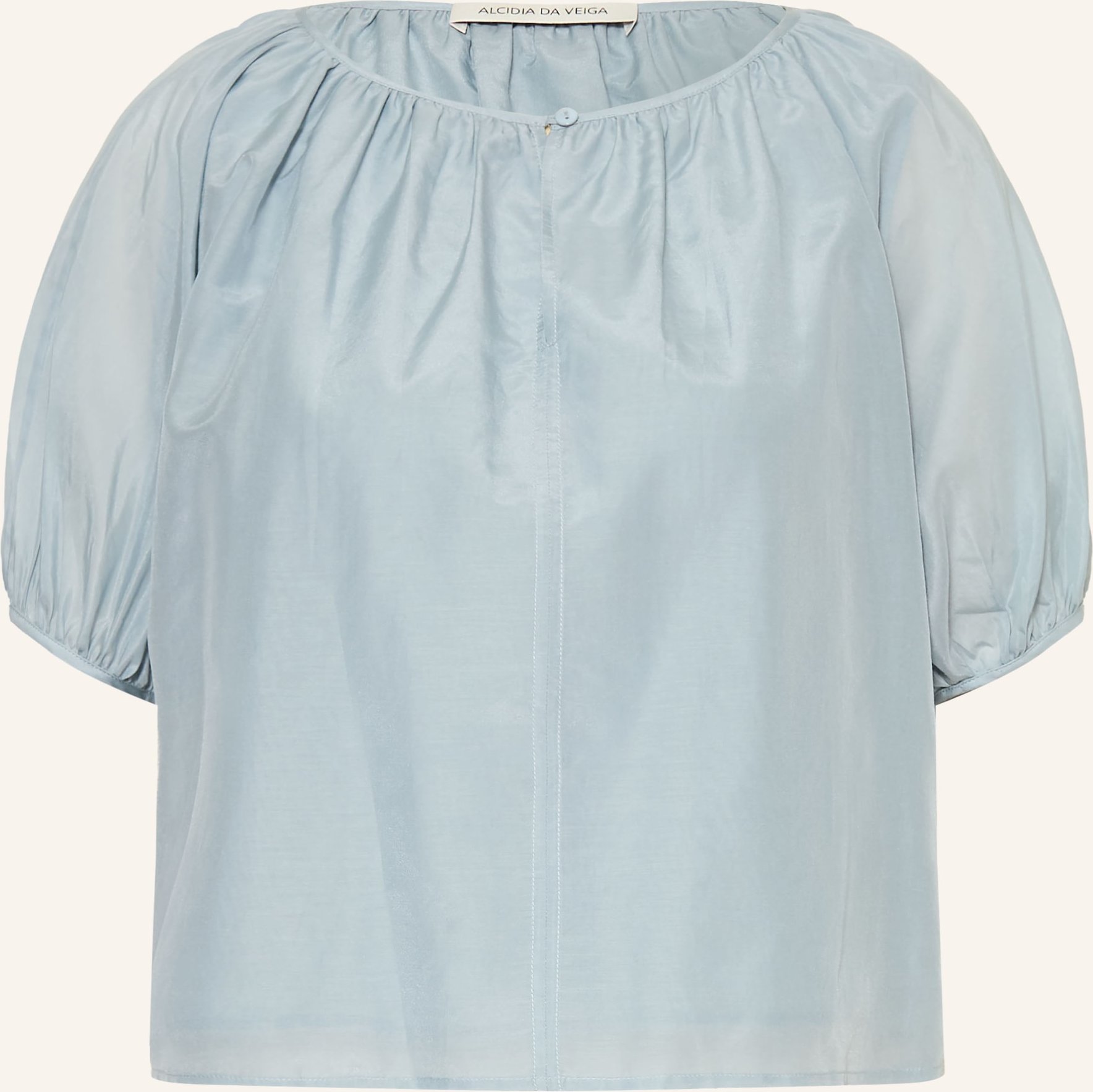 Alcidia Da Veiga Blusenshirt Mit Seide blau