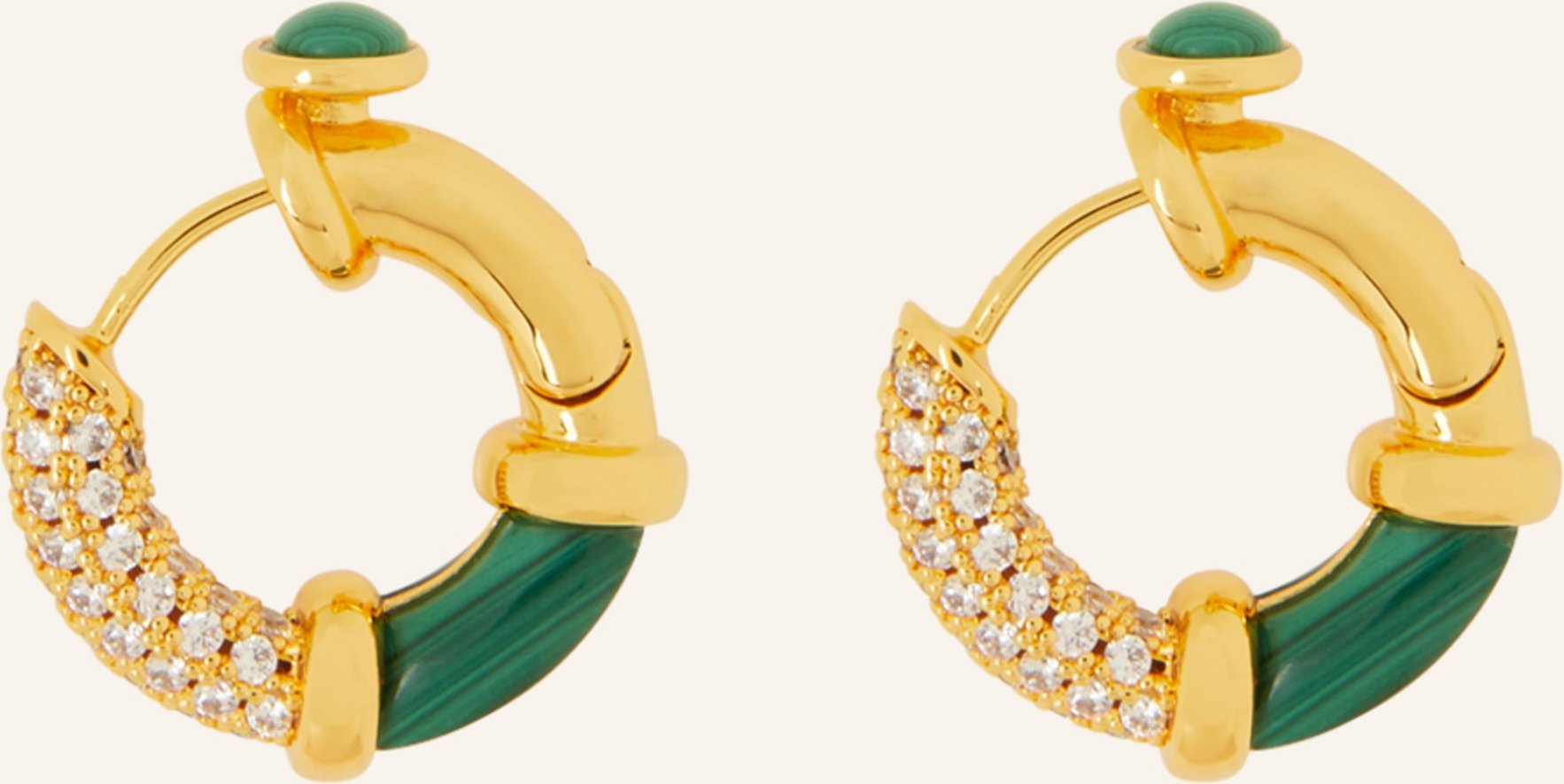 Zimmermann Creolen Botlock Stone gold