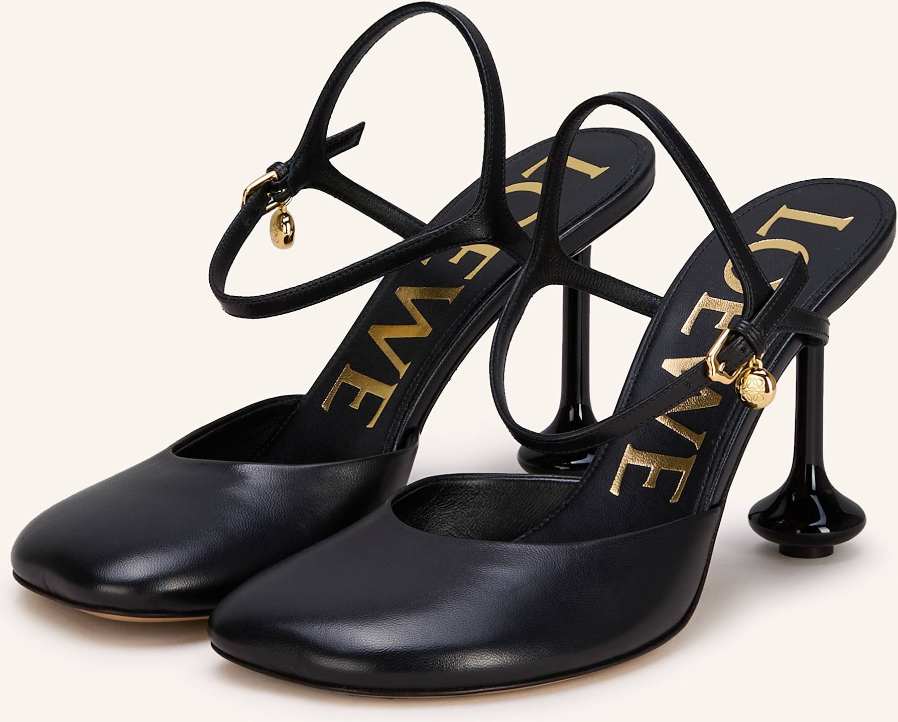 Loewe Slingpumps Toy schwarz