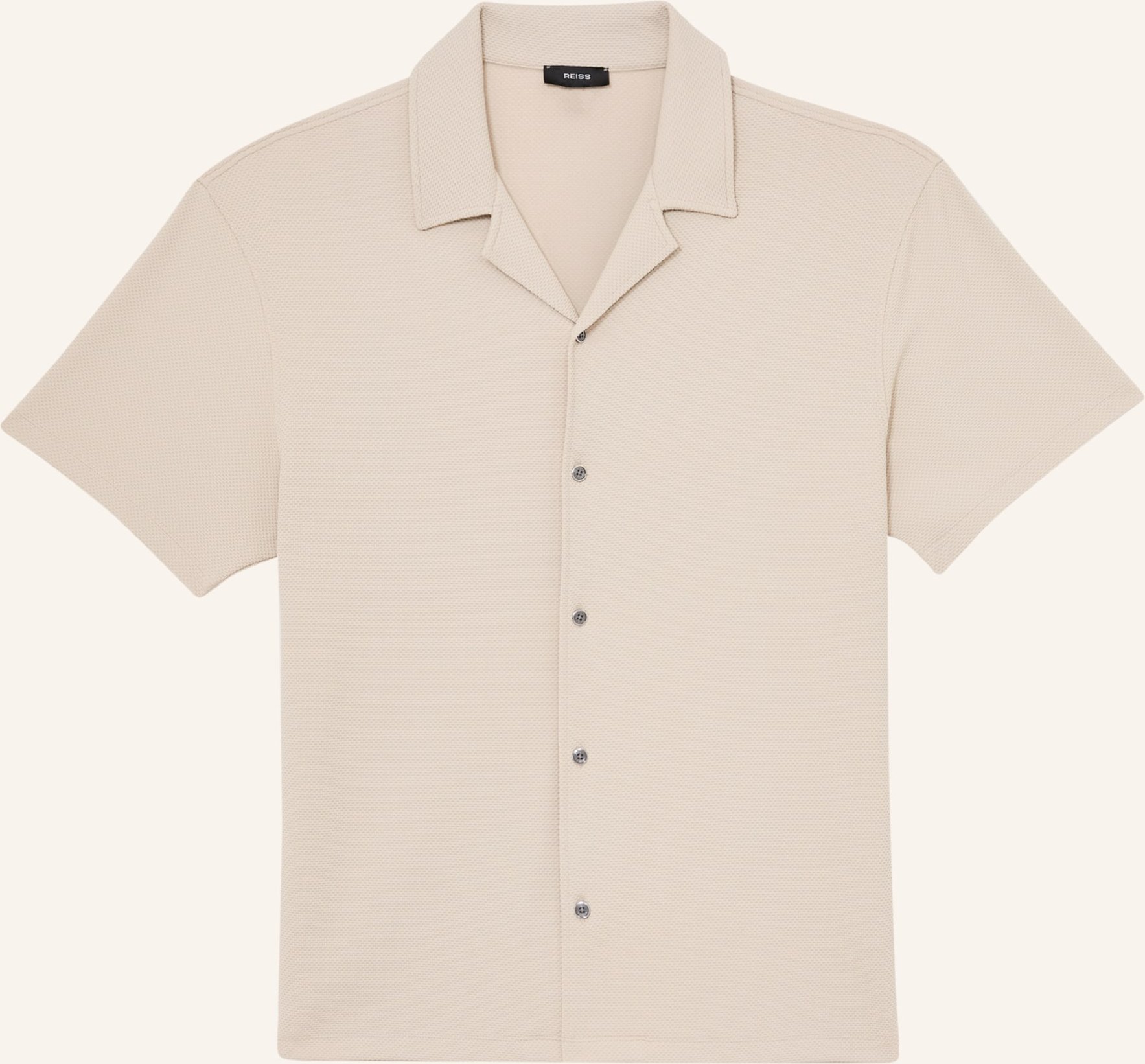 Reiss Resorthemd Cedric Comfort Fit grau