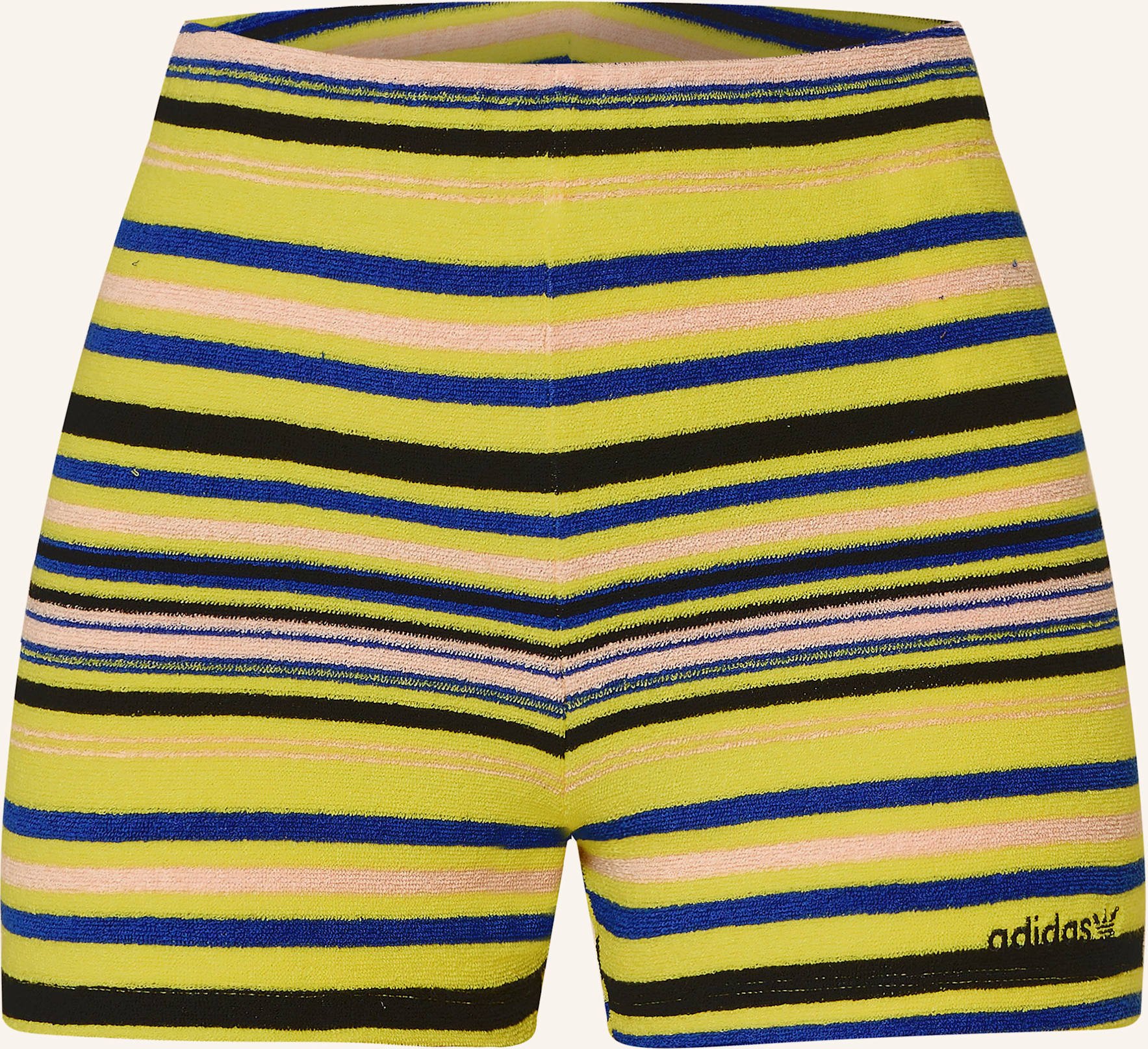 Adidas Originals Frotteeshorts Striped gelb