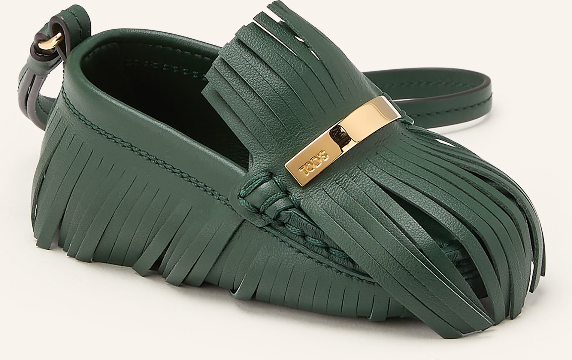 Tod's Taschenanhänger Gommino schwarz