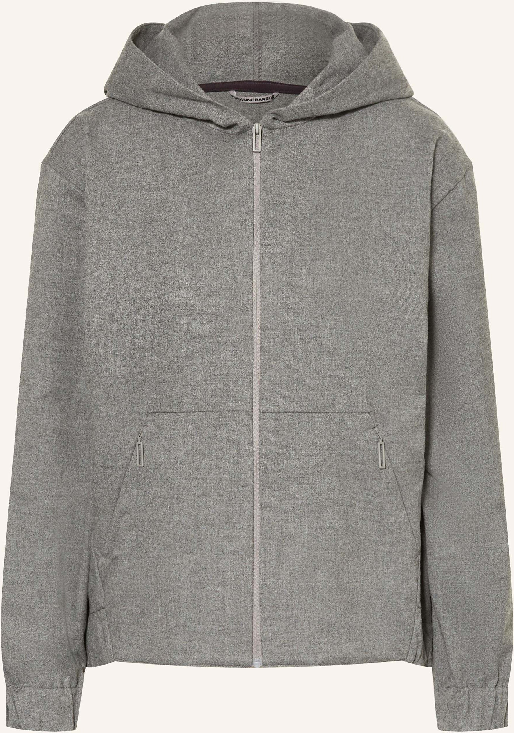 Jeanne Baret Sweatjacke Primrose grau