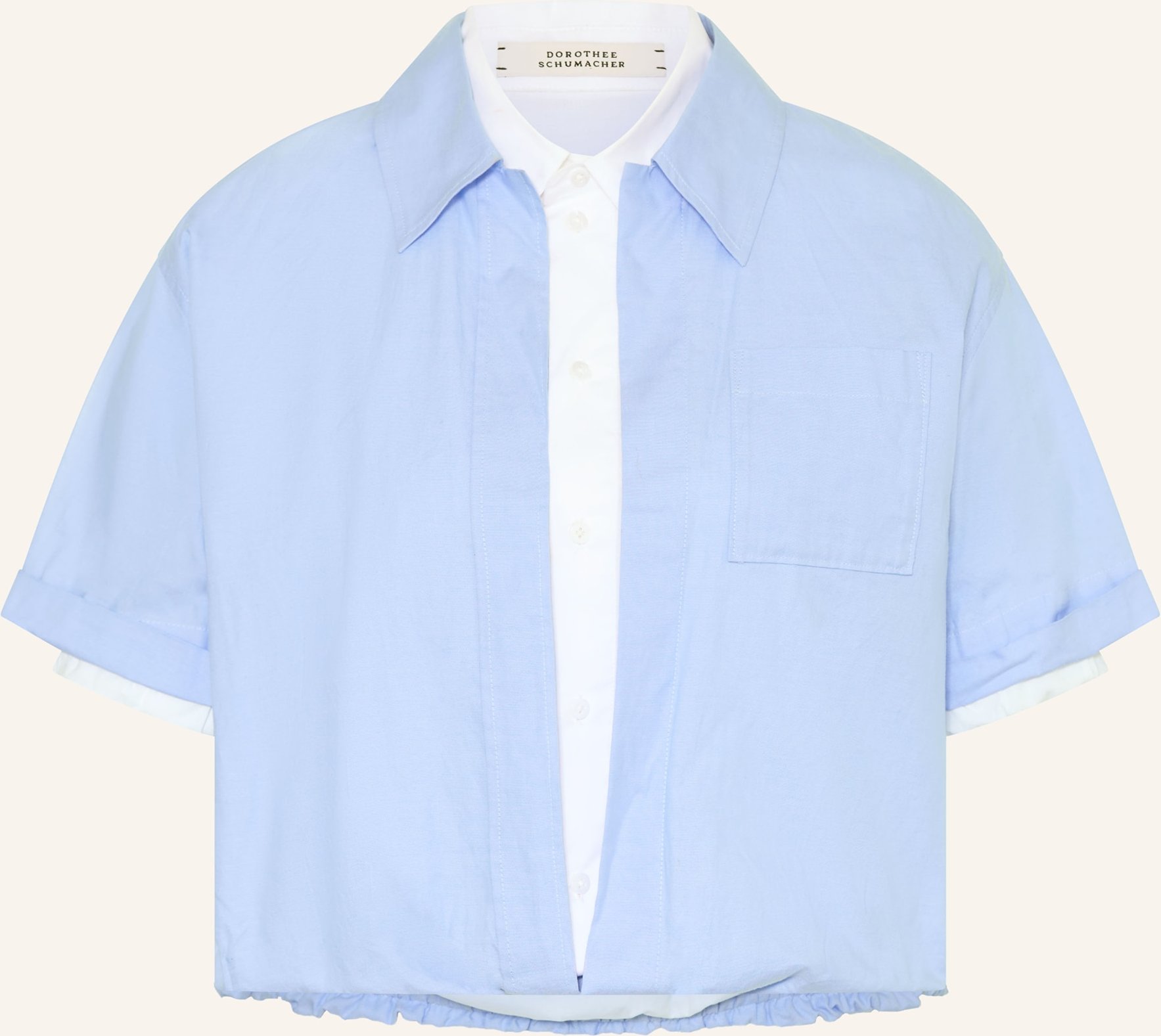 Dorothee Schumacher Hemdbluse Powerful Ease blau