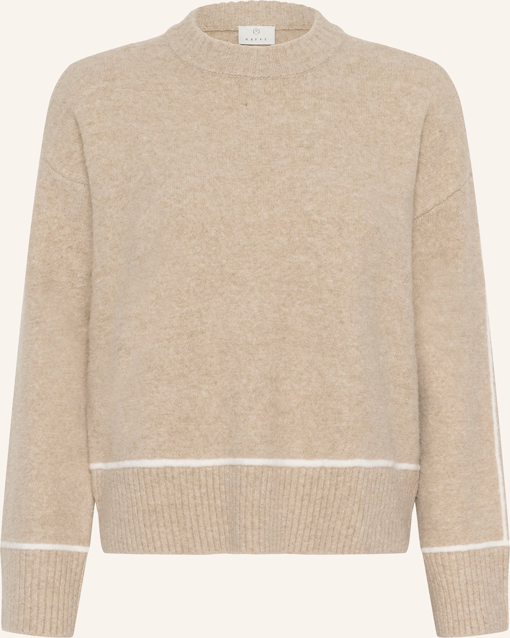 Kaffe Strickpullover Kajinie weiss