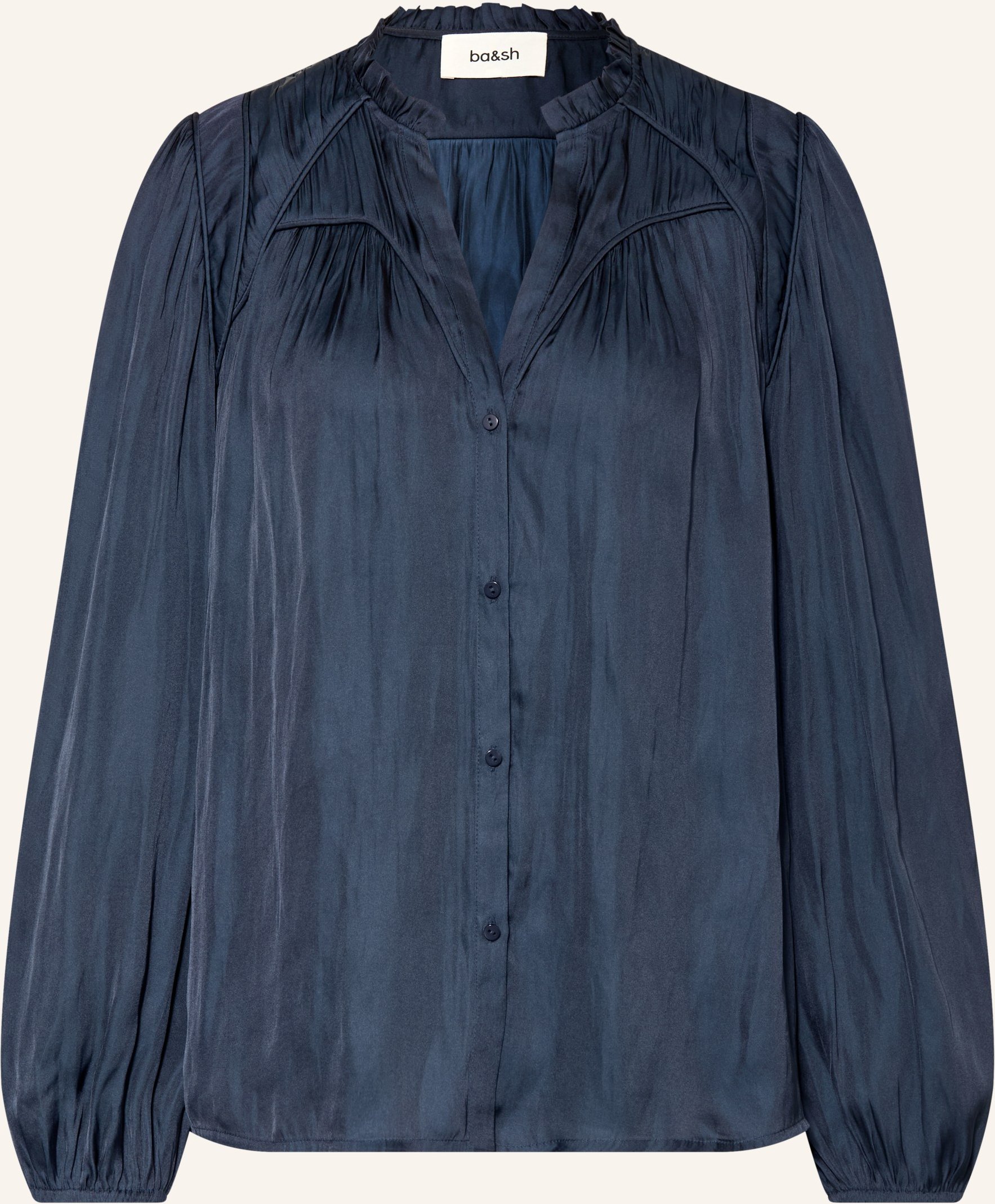 Ba&Sh Satinbluse Cesira blau