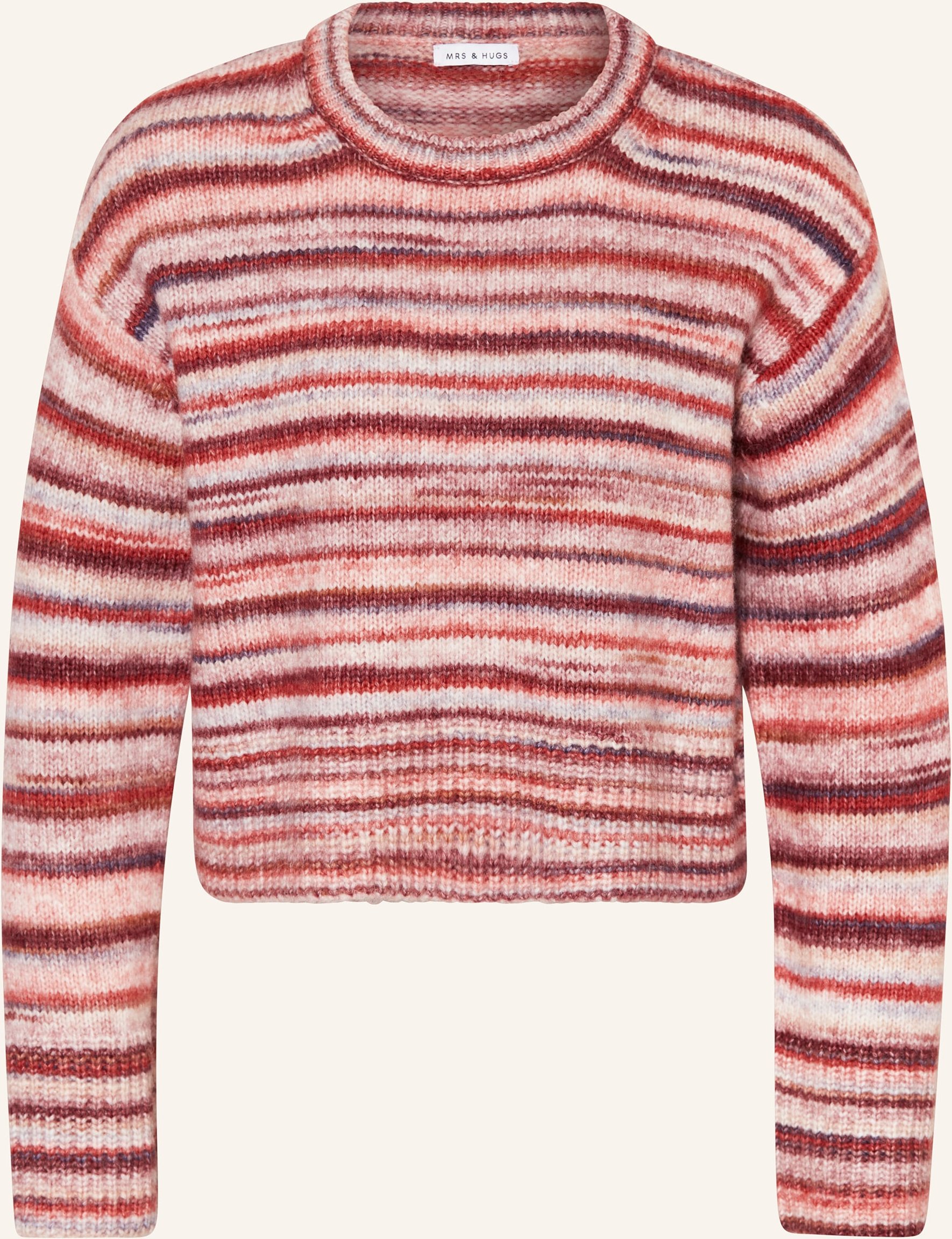 Mrs & Hugs Pullover rot