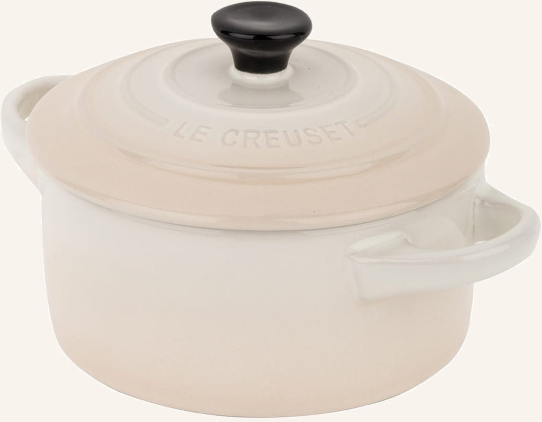 Le Creuset Mini-Cocotte weiss