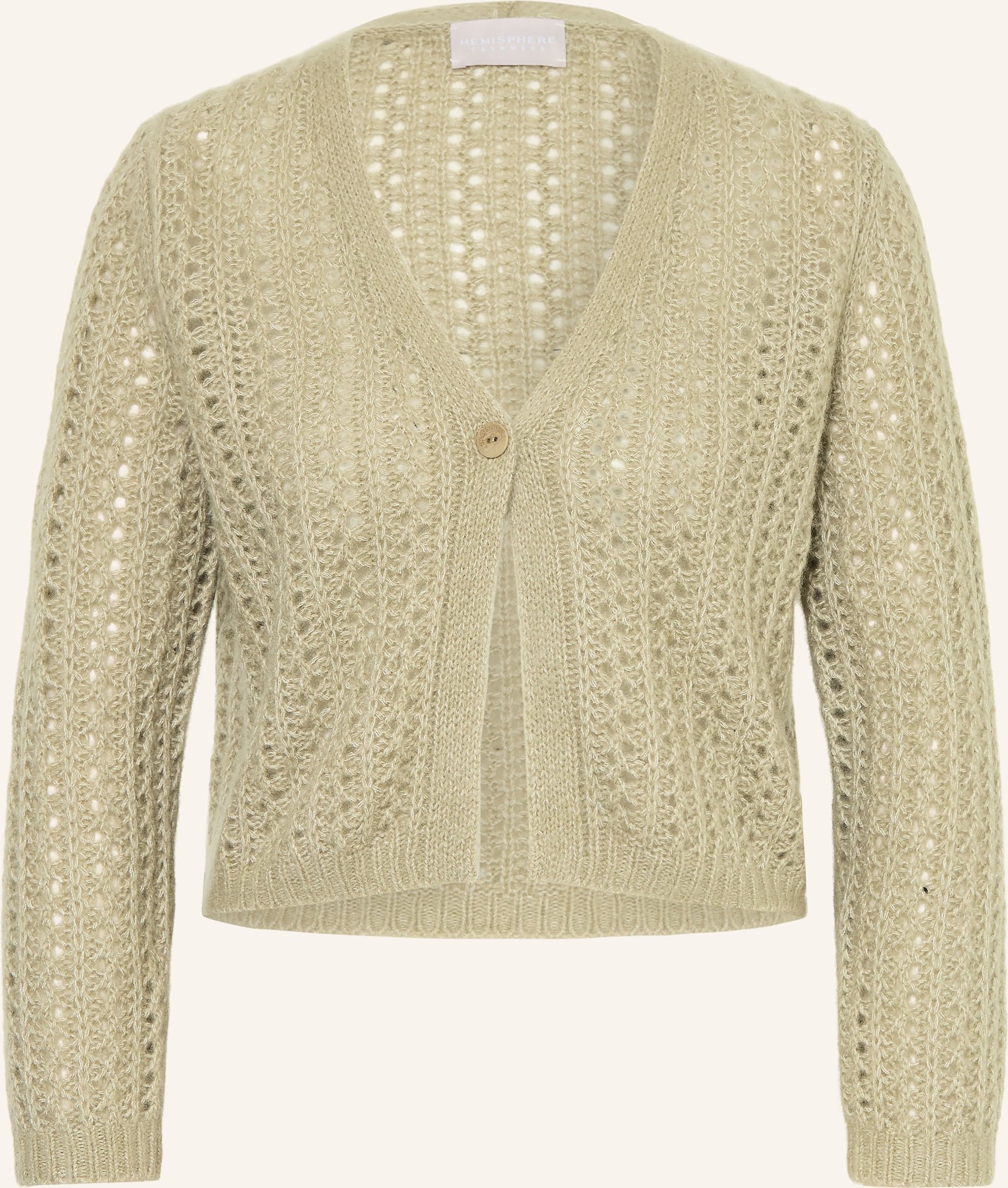 Hemisphere Strickjacke Mit Cashmere gruen