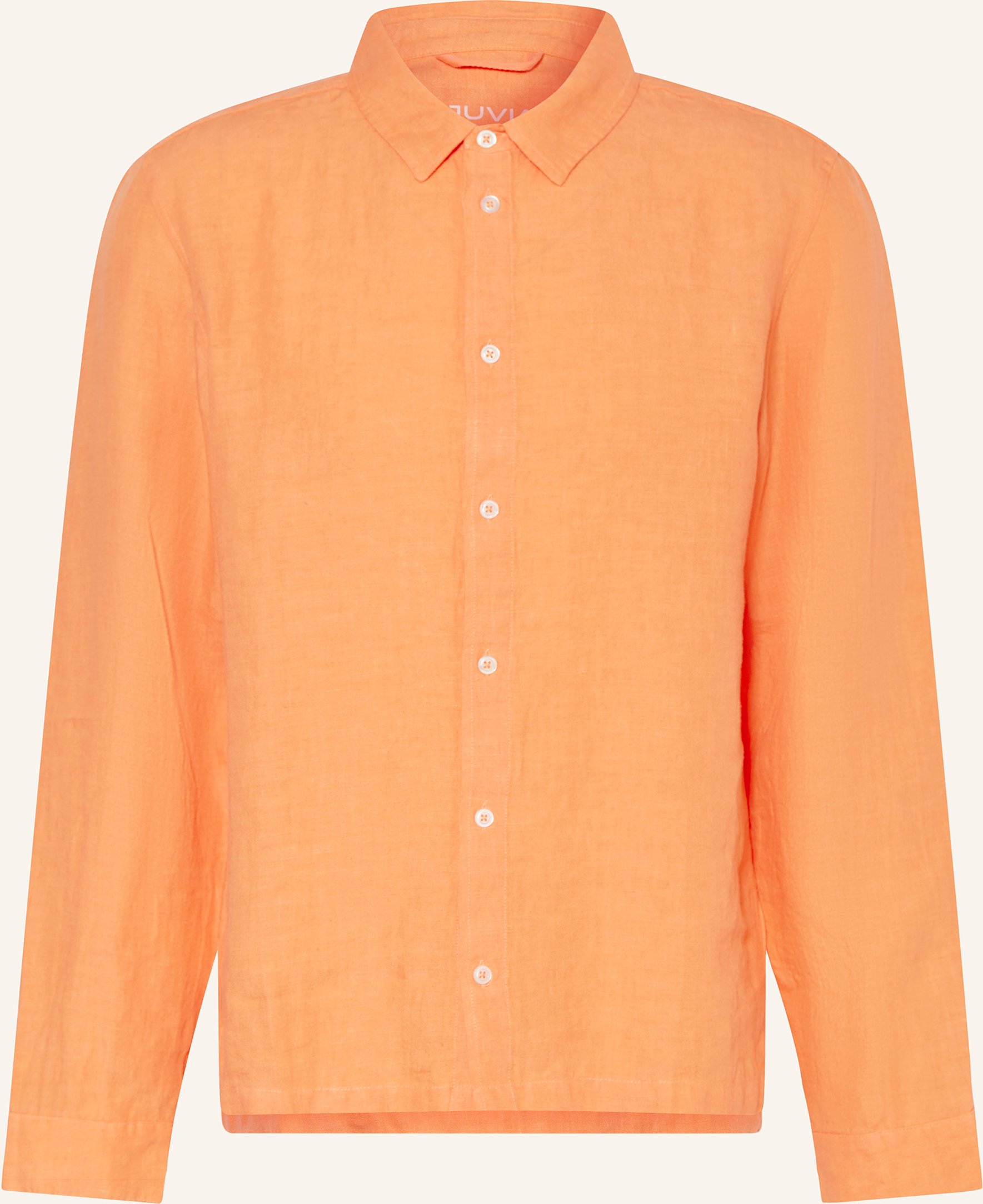 Juvia Leinenhemd Manuel Regular Fit orange